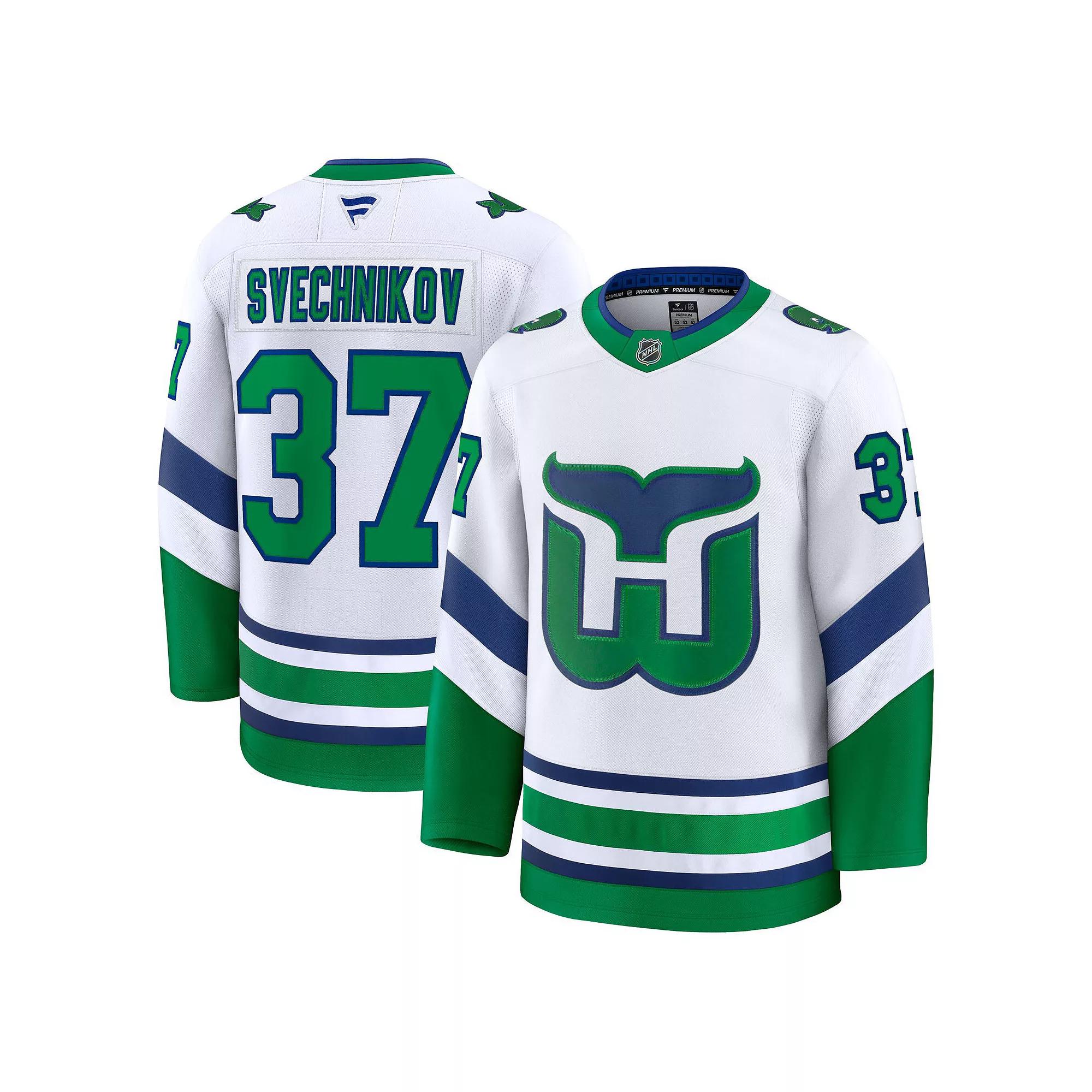 Mens Fanatics Andrei Svechnikov Carolina Hurricanes Throwback Premium Jersey Product Image