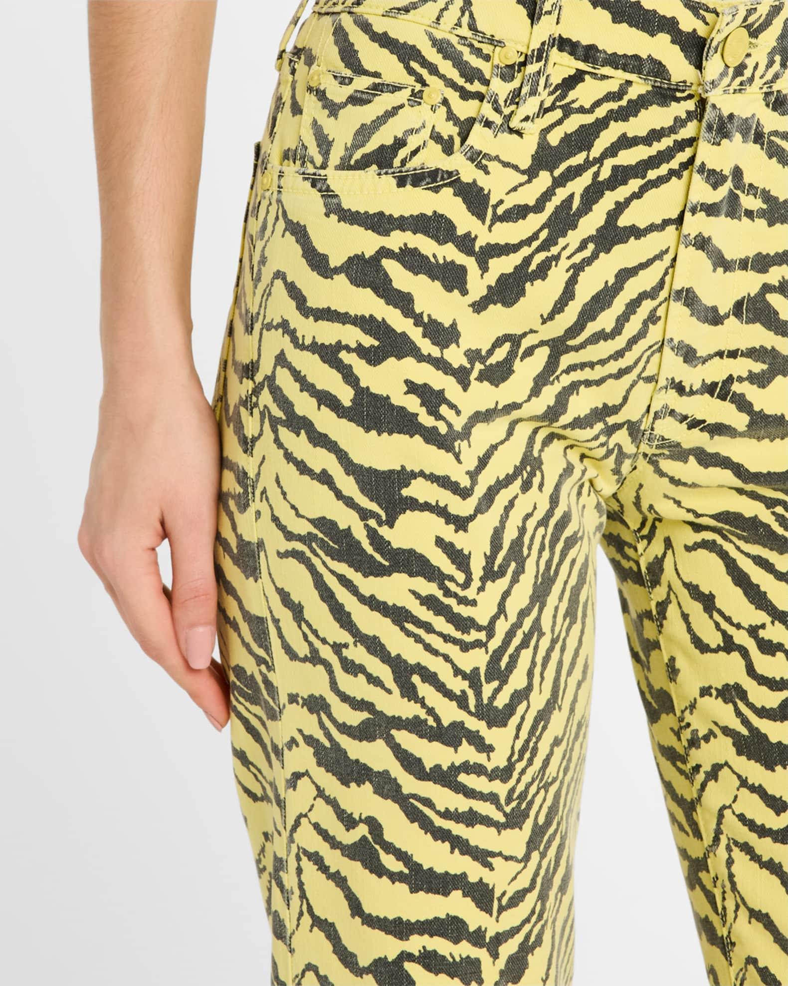 The Mid-Rise Zip Rambler Ankle Jeans Product Image