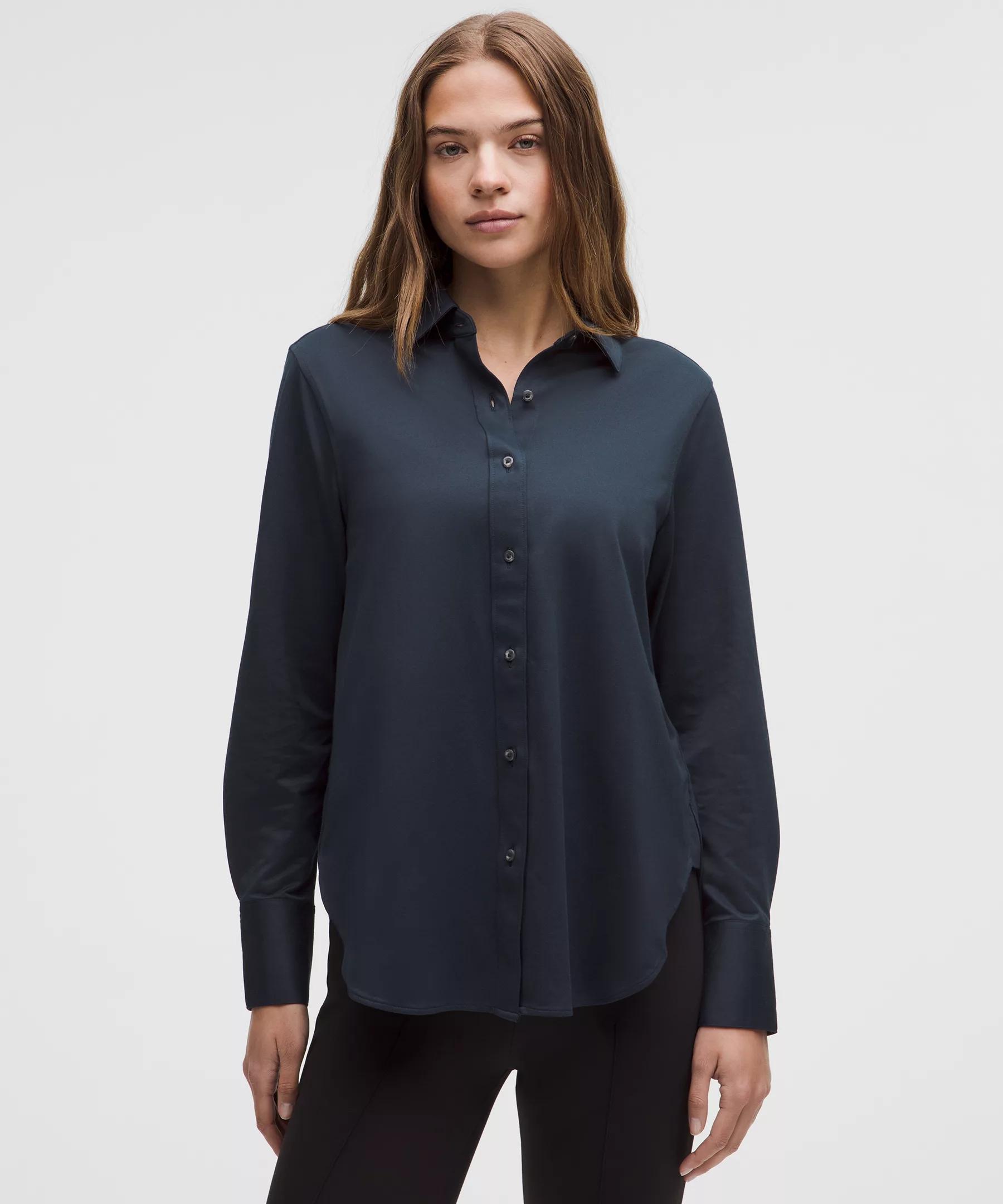 Knit Relaxed-Fit Overshirt Product Image