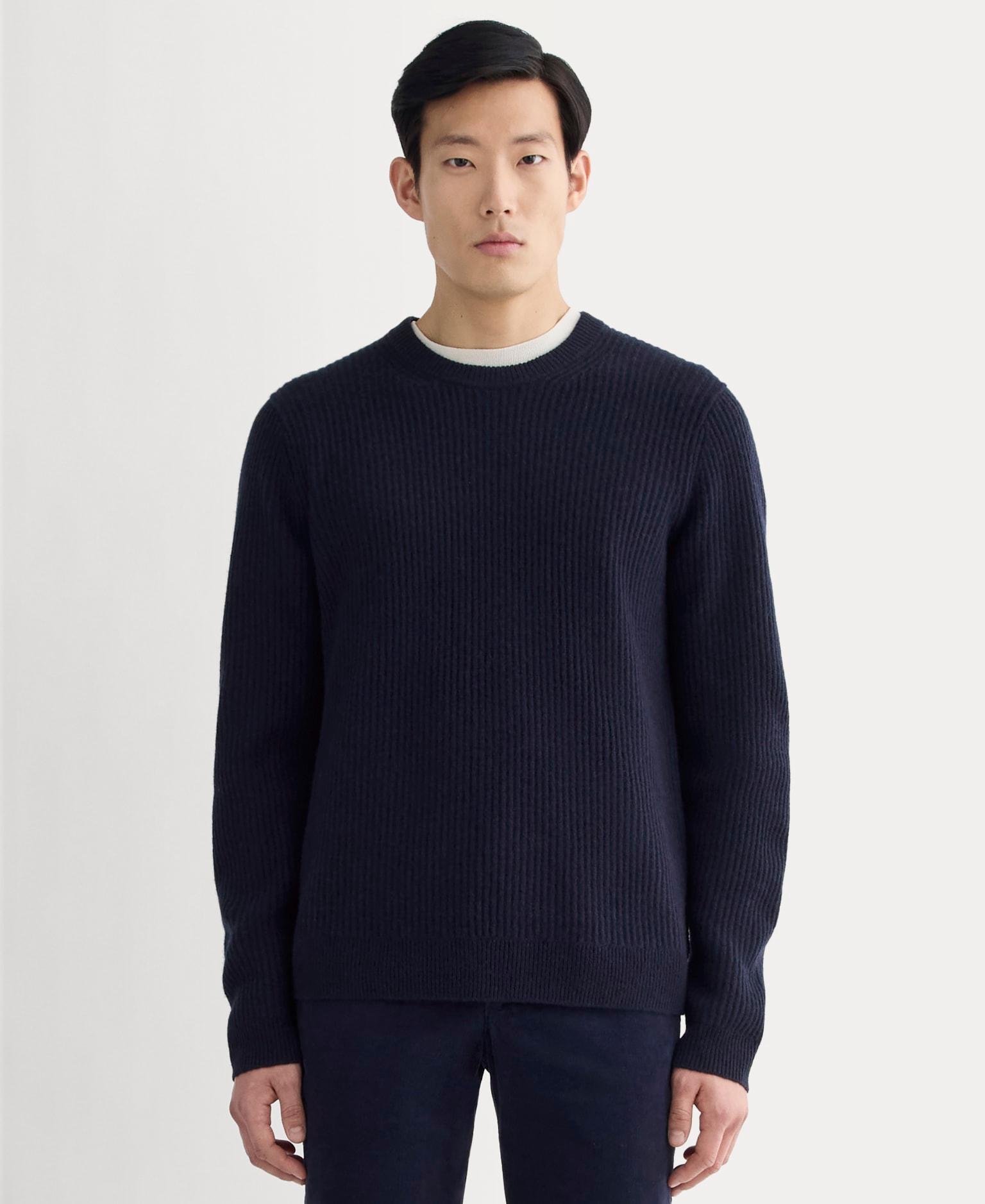 Mens Fisherman Crew in Wool Cashmere Sweater by Everlane Product Image