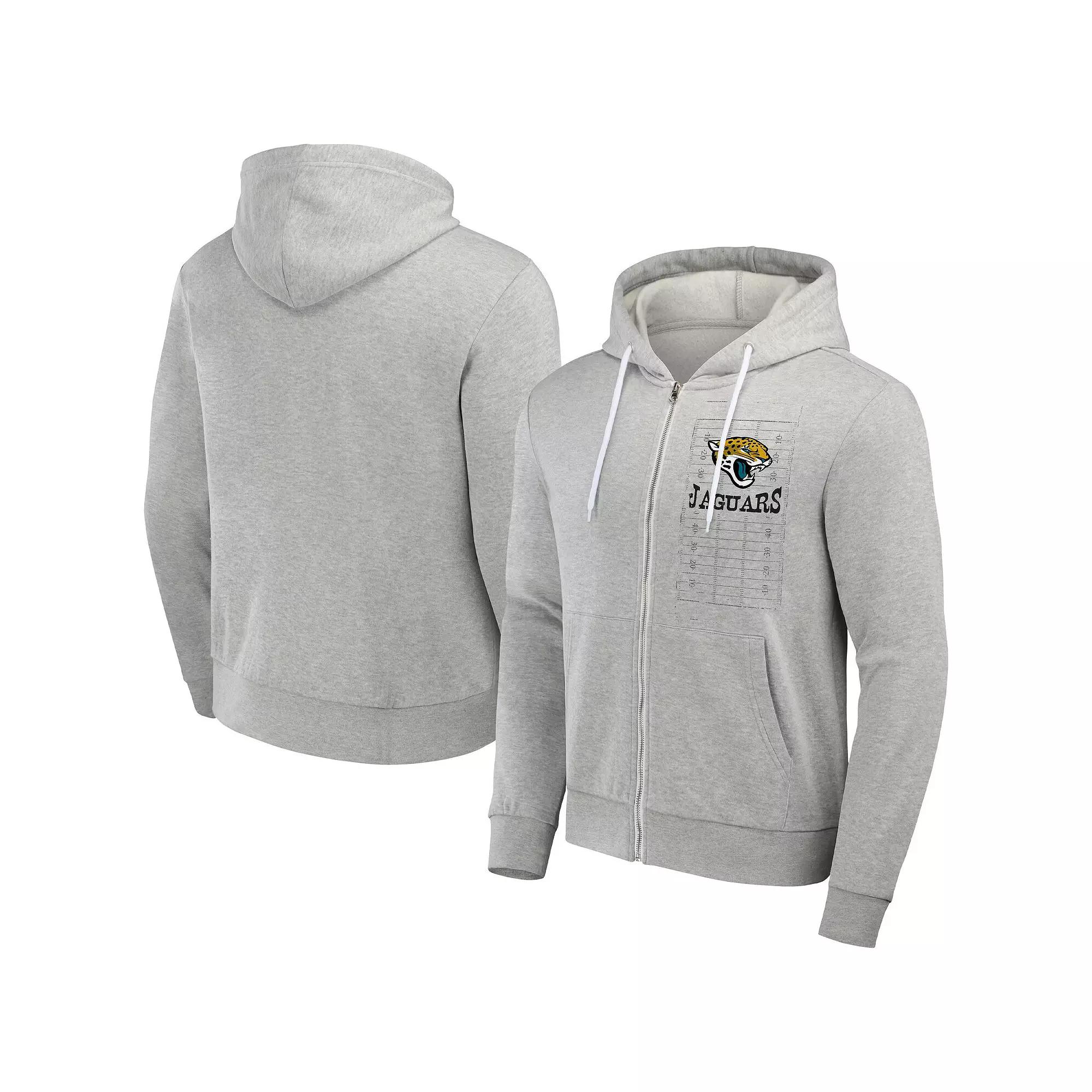 Men's NFL x Darius Rucker Collection by Fanatics Heather Gray Los Angeles Rams Domestic Full-Zip Hoodie,  Product Image