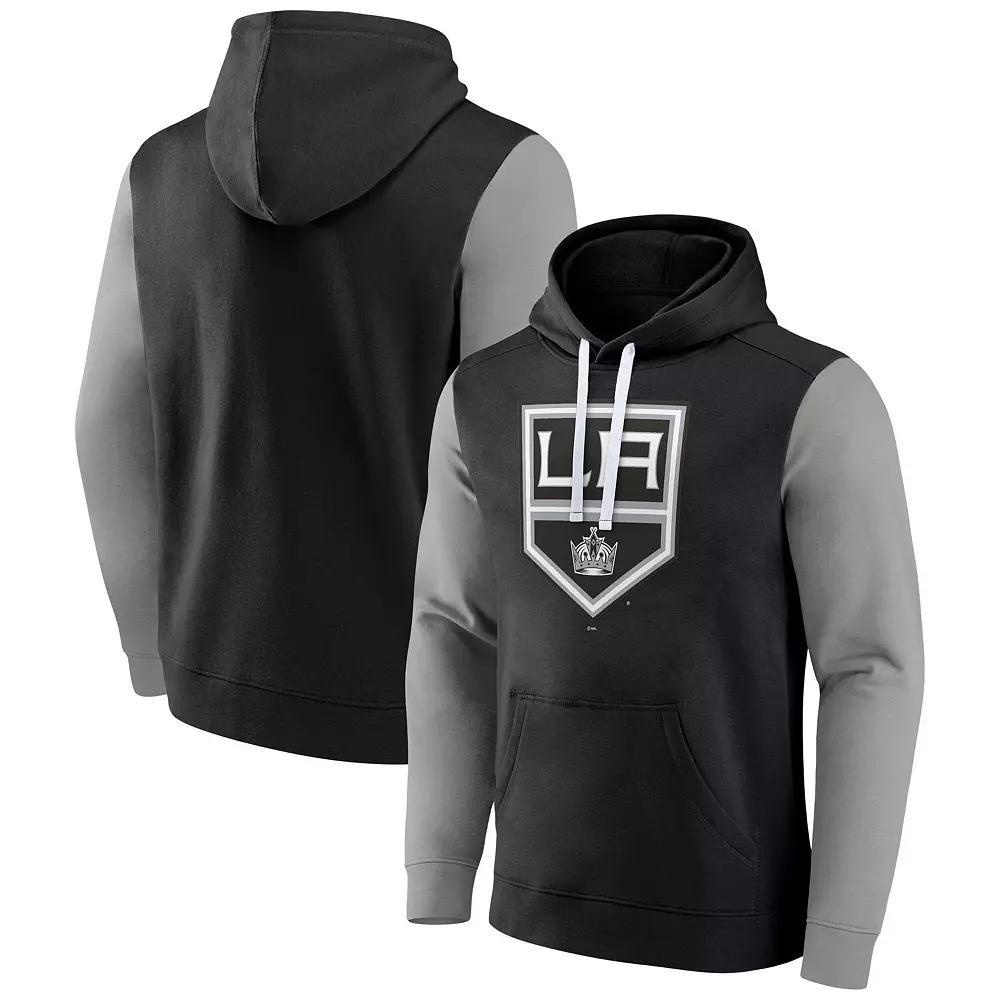 Men's Fanatics Black Los Angeles Kings Team Pullover Hoodie,  Product Image
