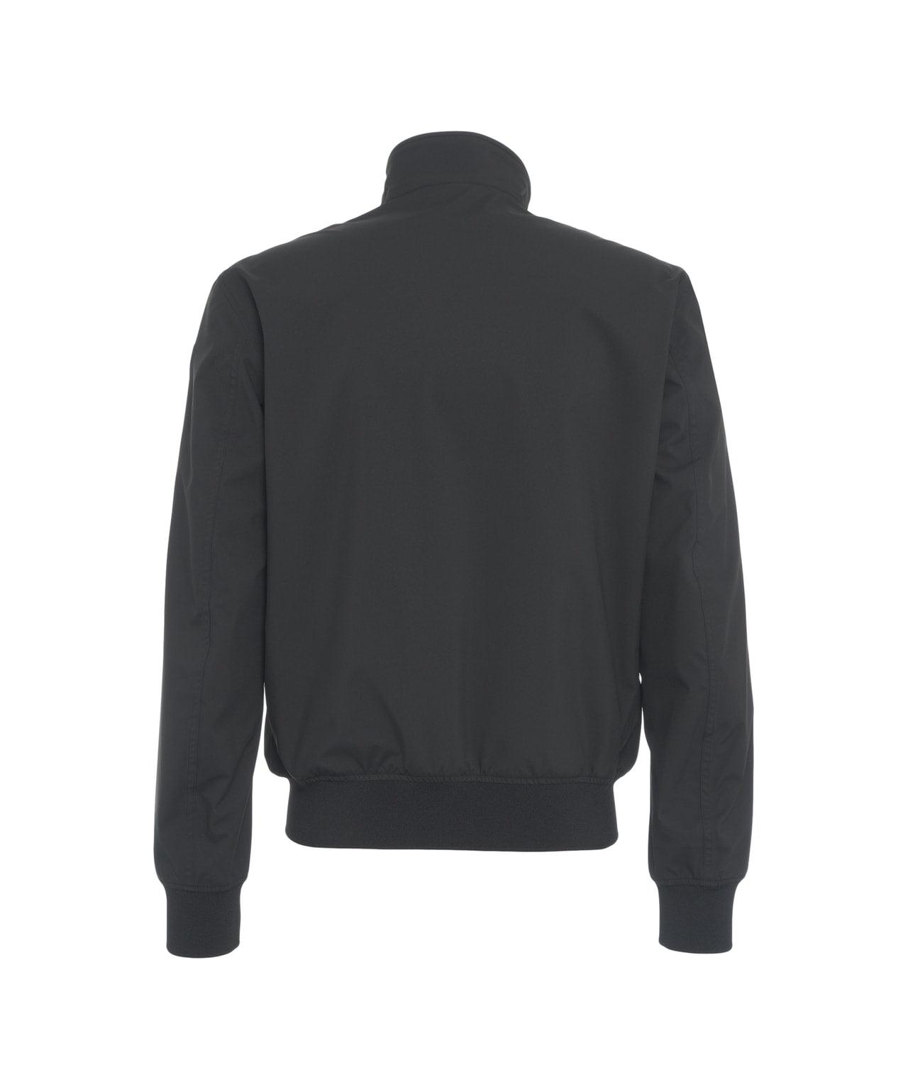 Bomber jacket with stand collar Product Image