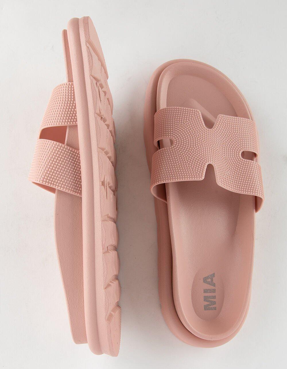 MIA Bertini Womens Slide Sandals - BLUSH Product Image