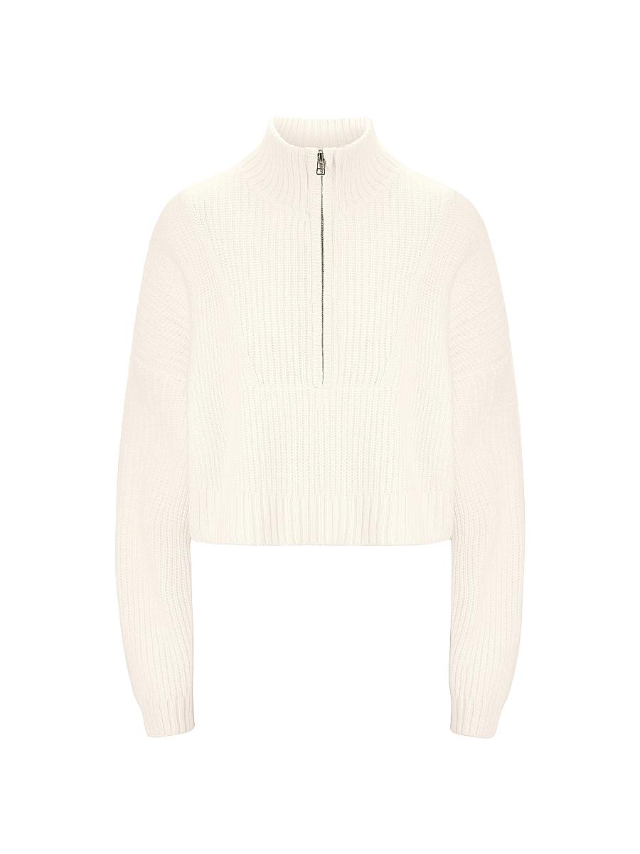 Womens Hampton Cashmere Crop Sweater Product Image