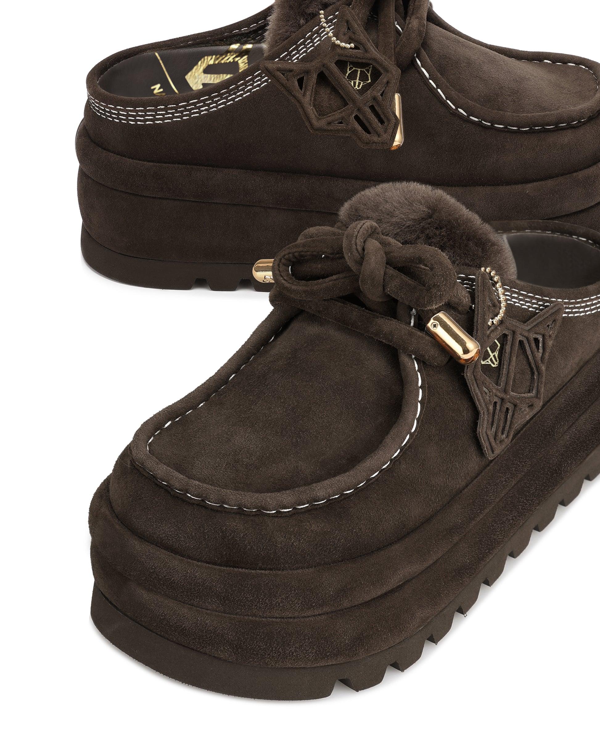 Blizzard Chocolate Suede/Shearling Product Image