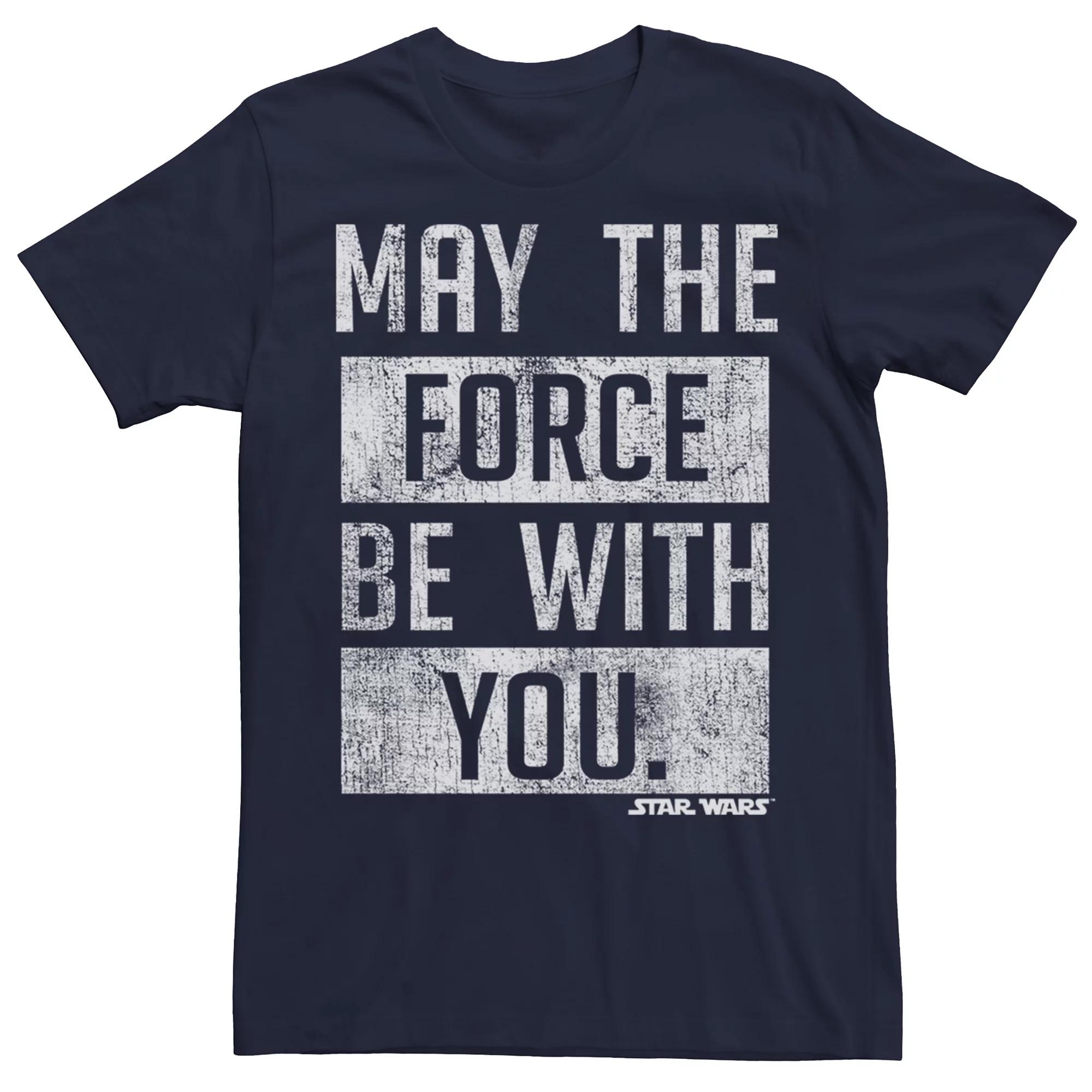 Men's Star Wars May The Force Be With You Blocks Tee,  Product Image