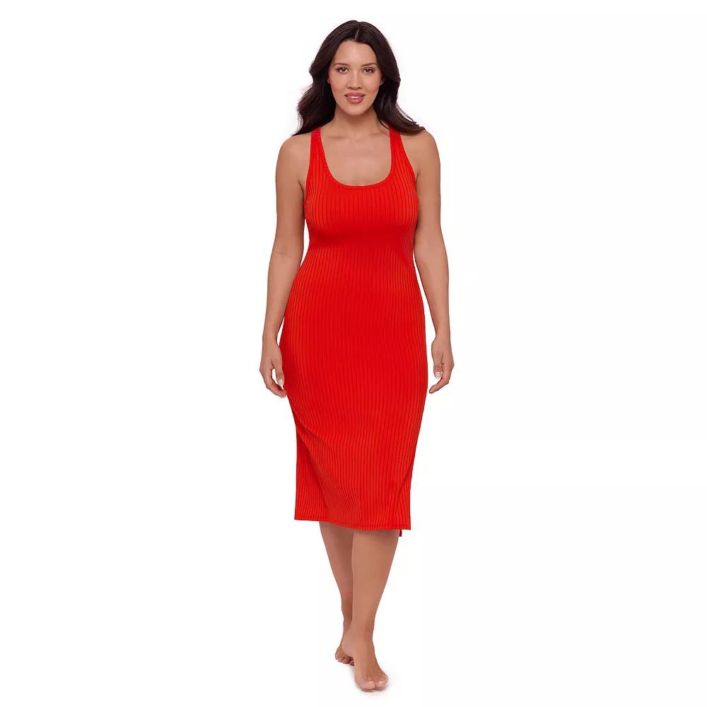 Women's S3 Swim Slit Midi Dress Coverup,  Product Image