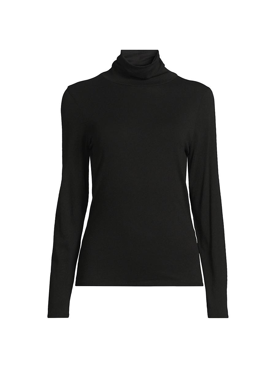 Womens Slim Turtleneck Top Product Image