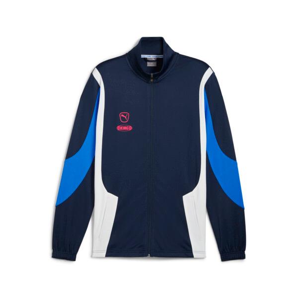 PUMA KING Pro Men's Jacket in Dark Blue Product Image