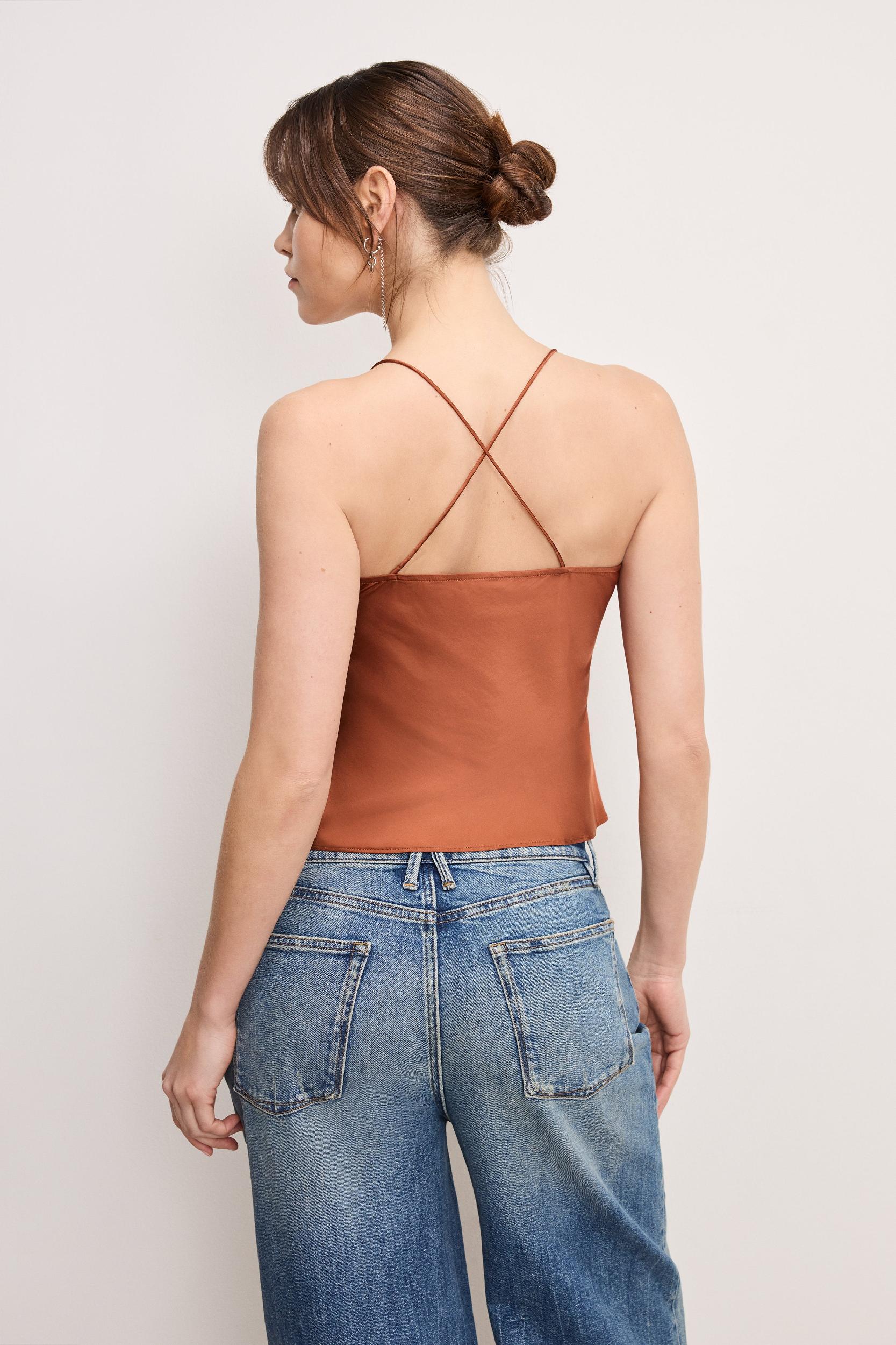 SATIN CAMISOLE | COPPER004 Product Image