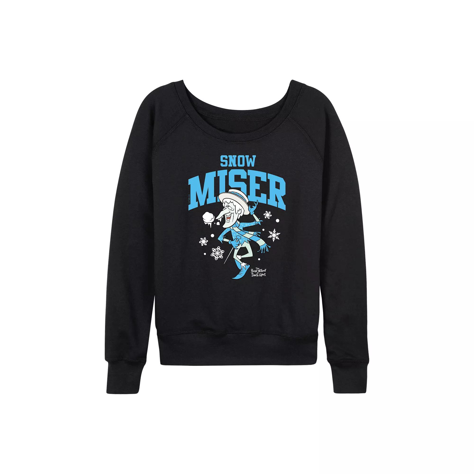 Women's The Year Without a Santa Claus Snow Miser French Terry Long Sleeve Tee,  Product Image
