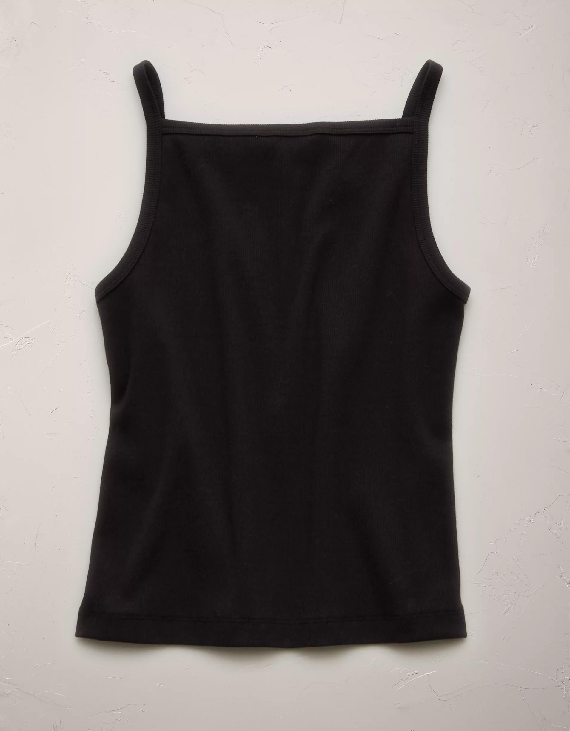 AE77 Premium Straight Neck Tank Top Product Image