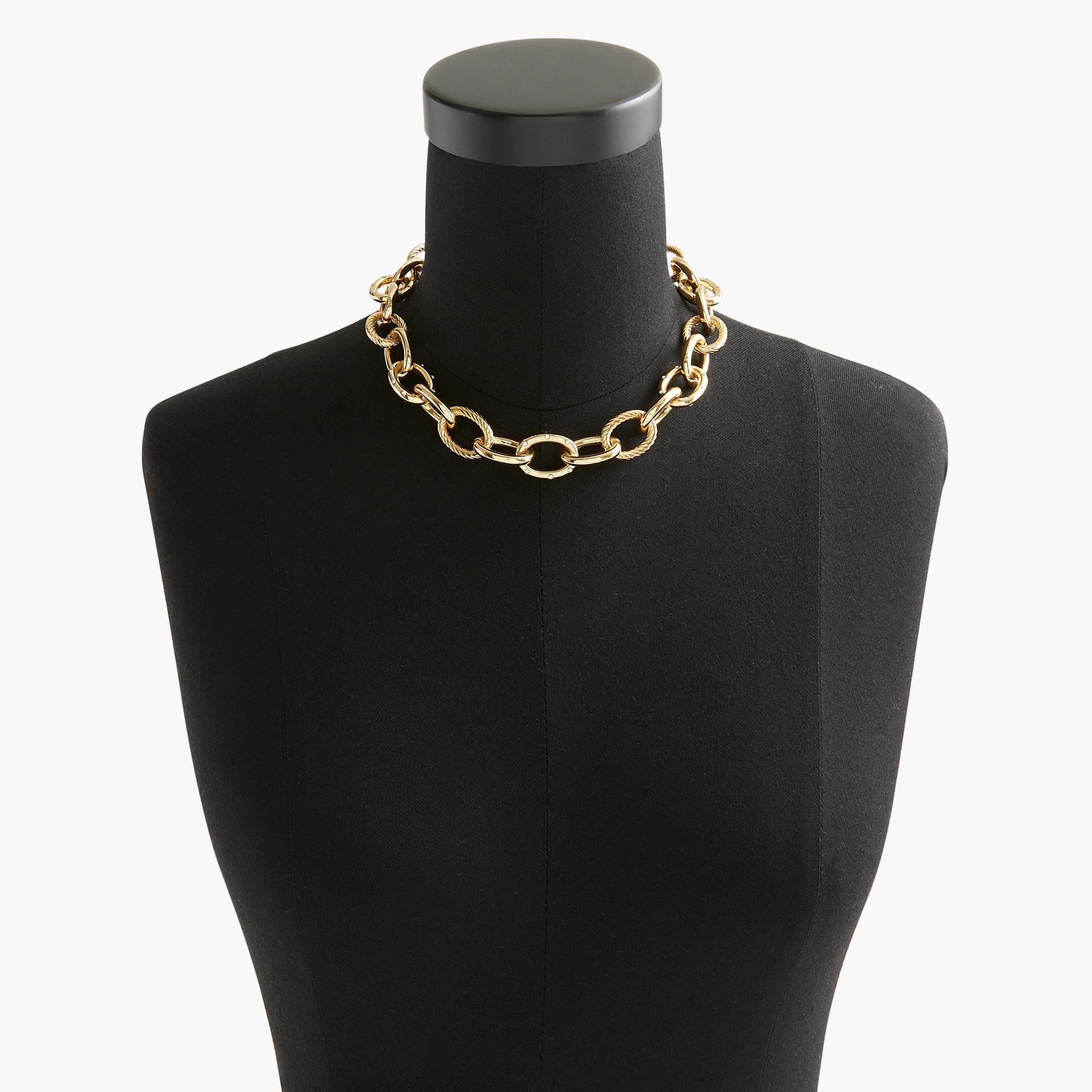 Nautical links statement necklace Product Image