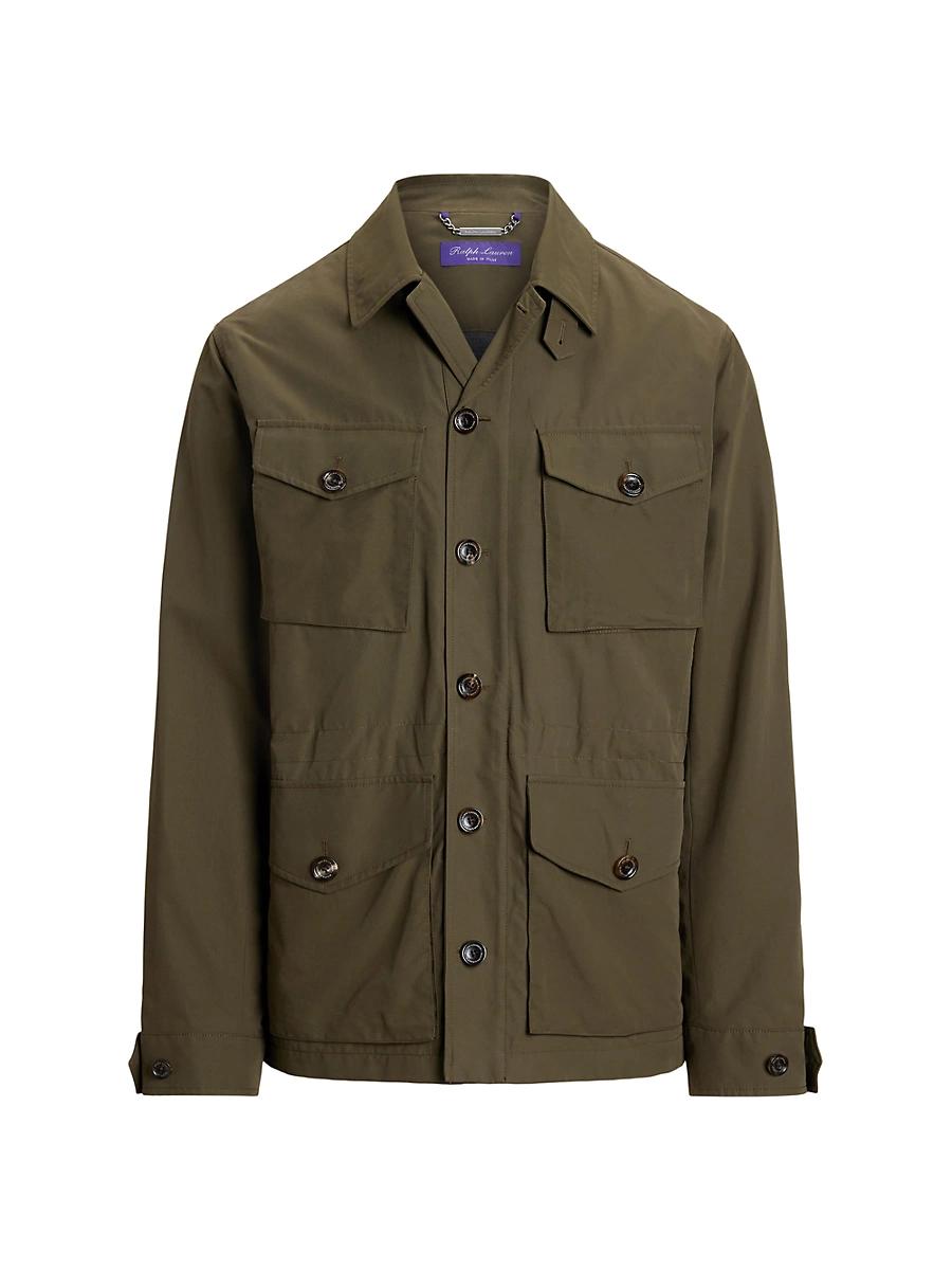 Mens Cotton Twill Flap Pocket Jacket Product Image