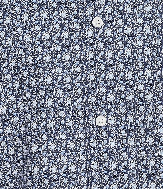 Cremieux Blue Label Floral Vine Print Short Sleeve Woven Shirt Product Image
