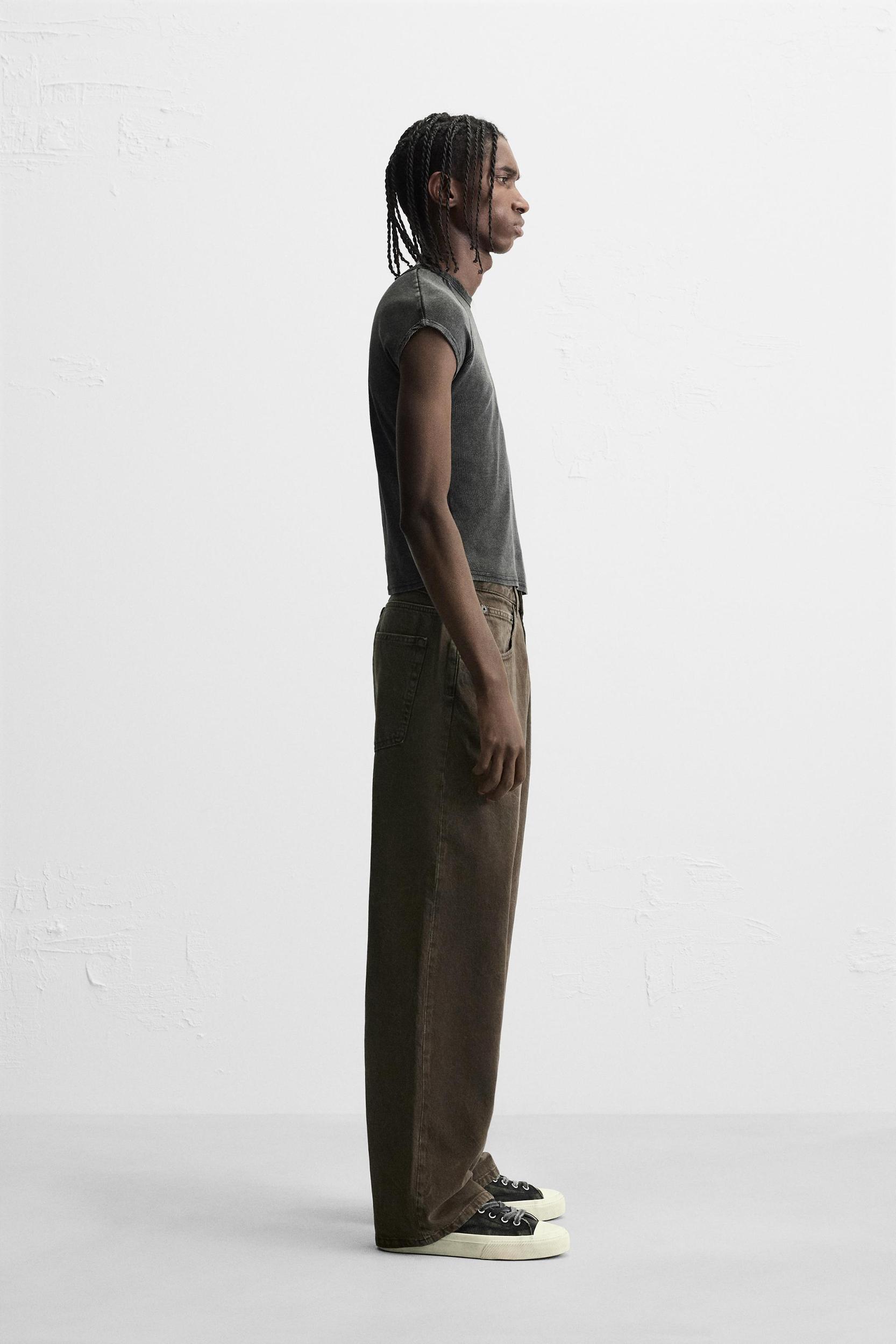 WASHED BAGGY JEANS Product Image