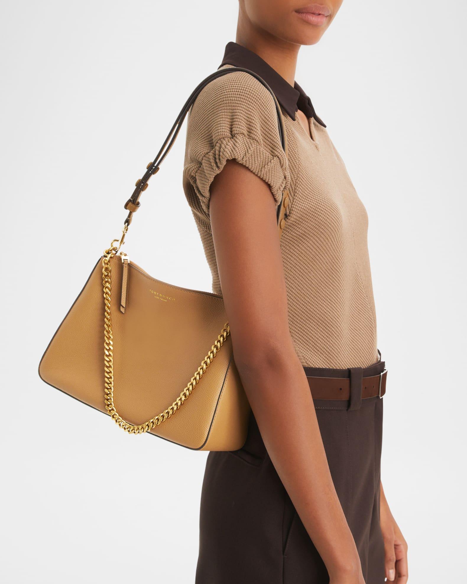 Perry Zip Leather Shoulder Bag Product Image