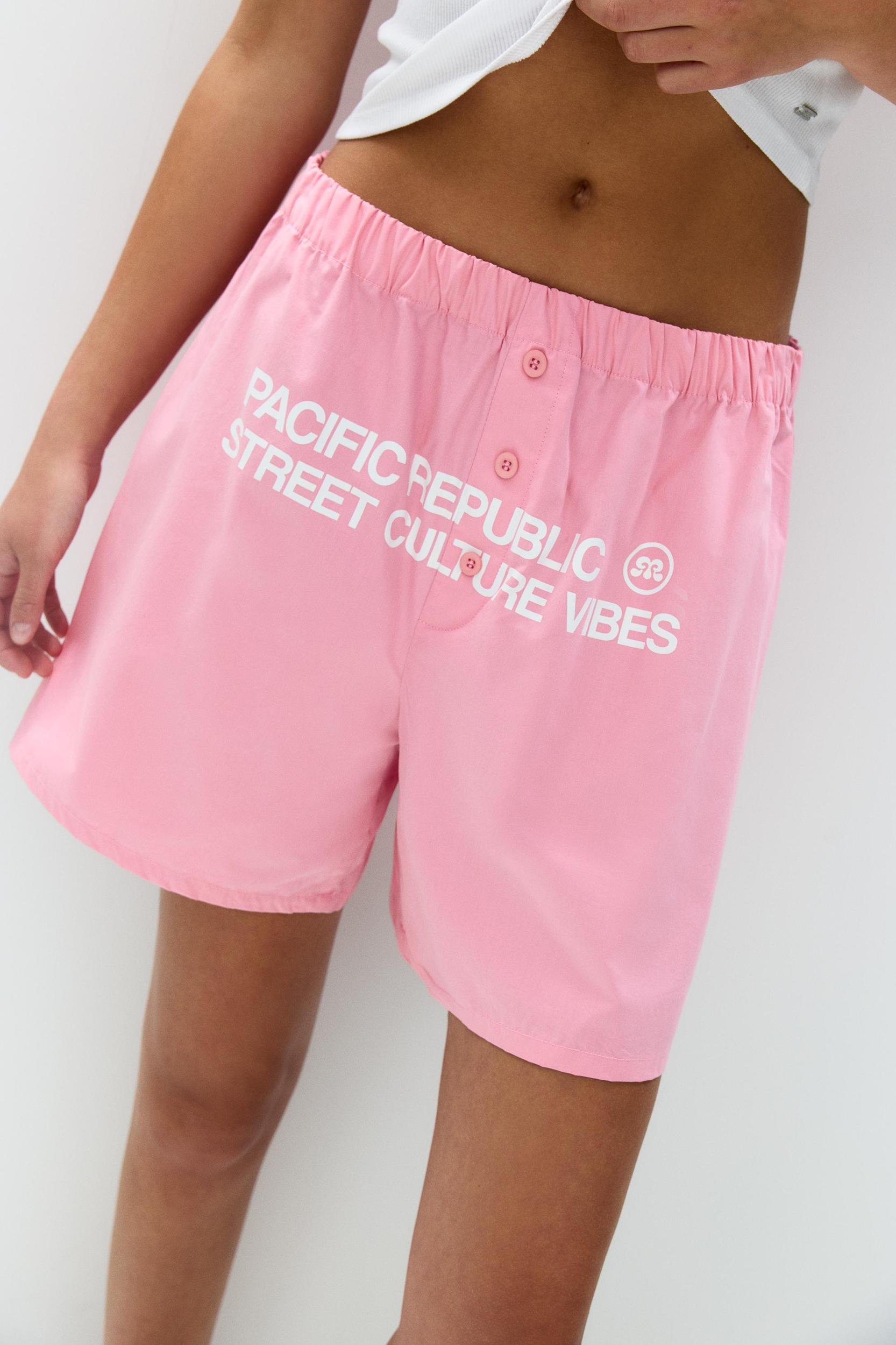 Graphic pyjama Bermuda shorts Product Image