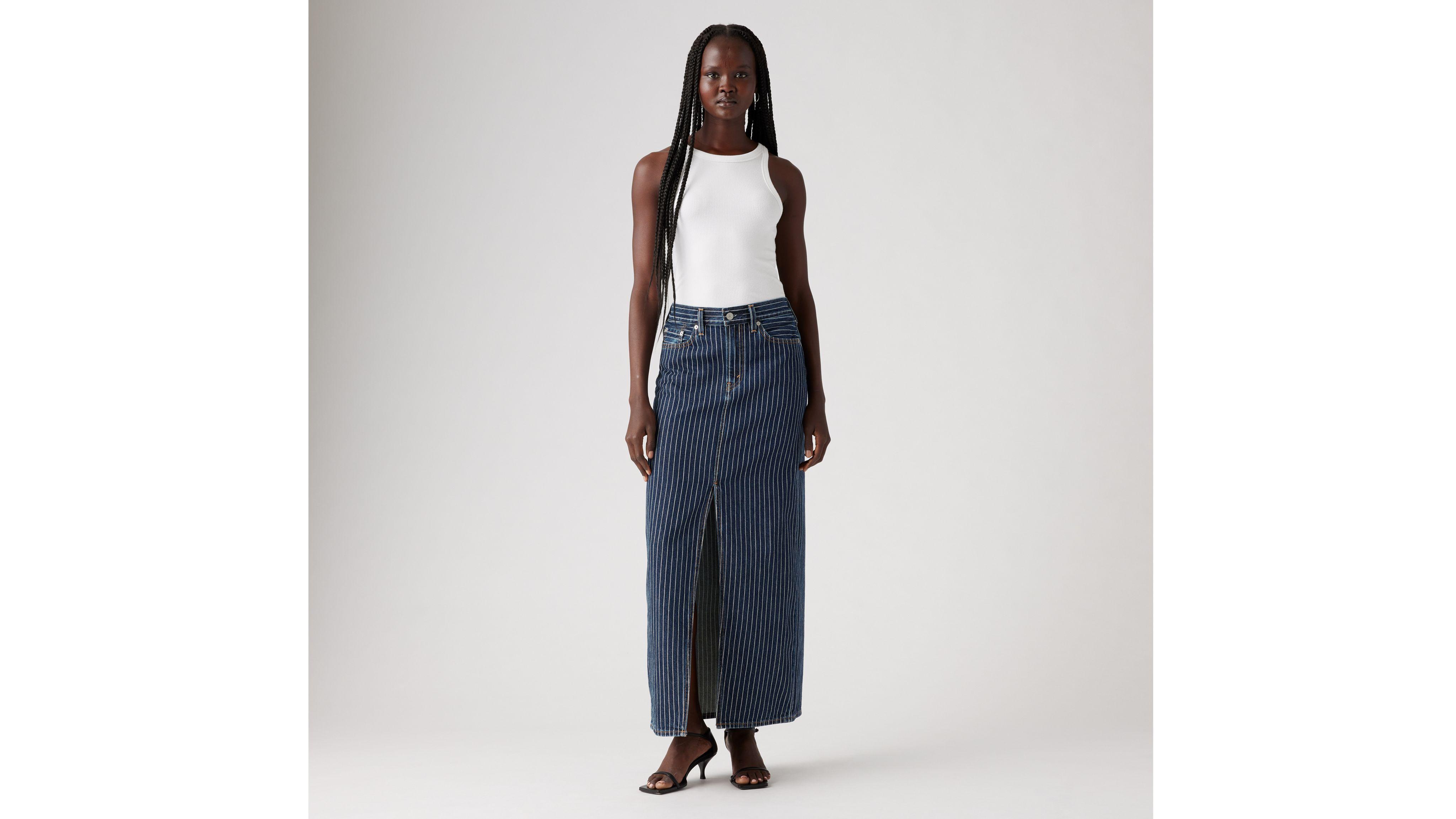 Ankle Column Corduroy Skirt Product Image