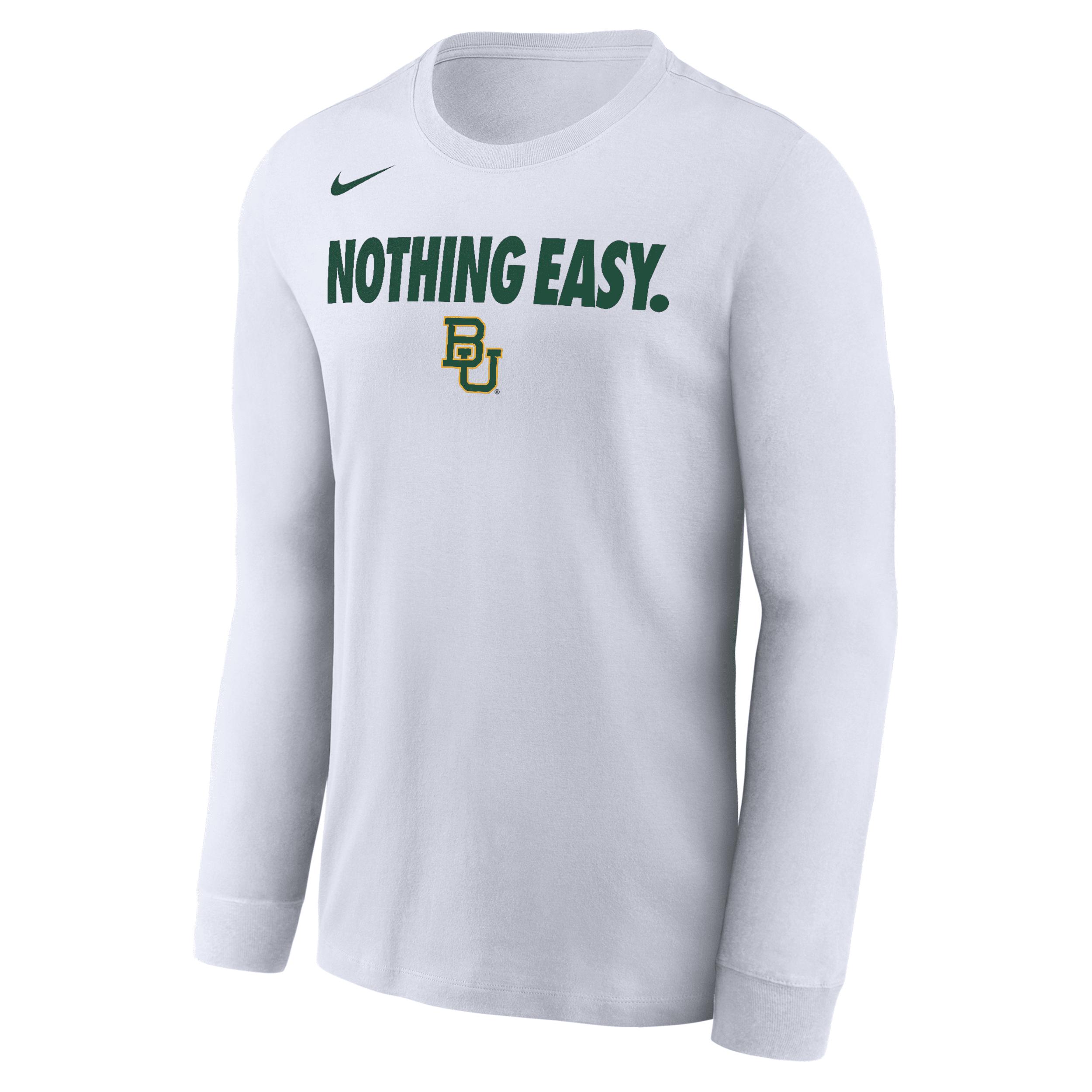 Creighton Nike Mens College Long-Sleeve T-Shirt | M22284MMBJ-WHT Product Image