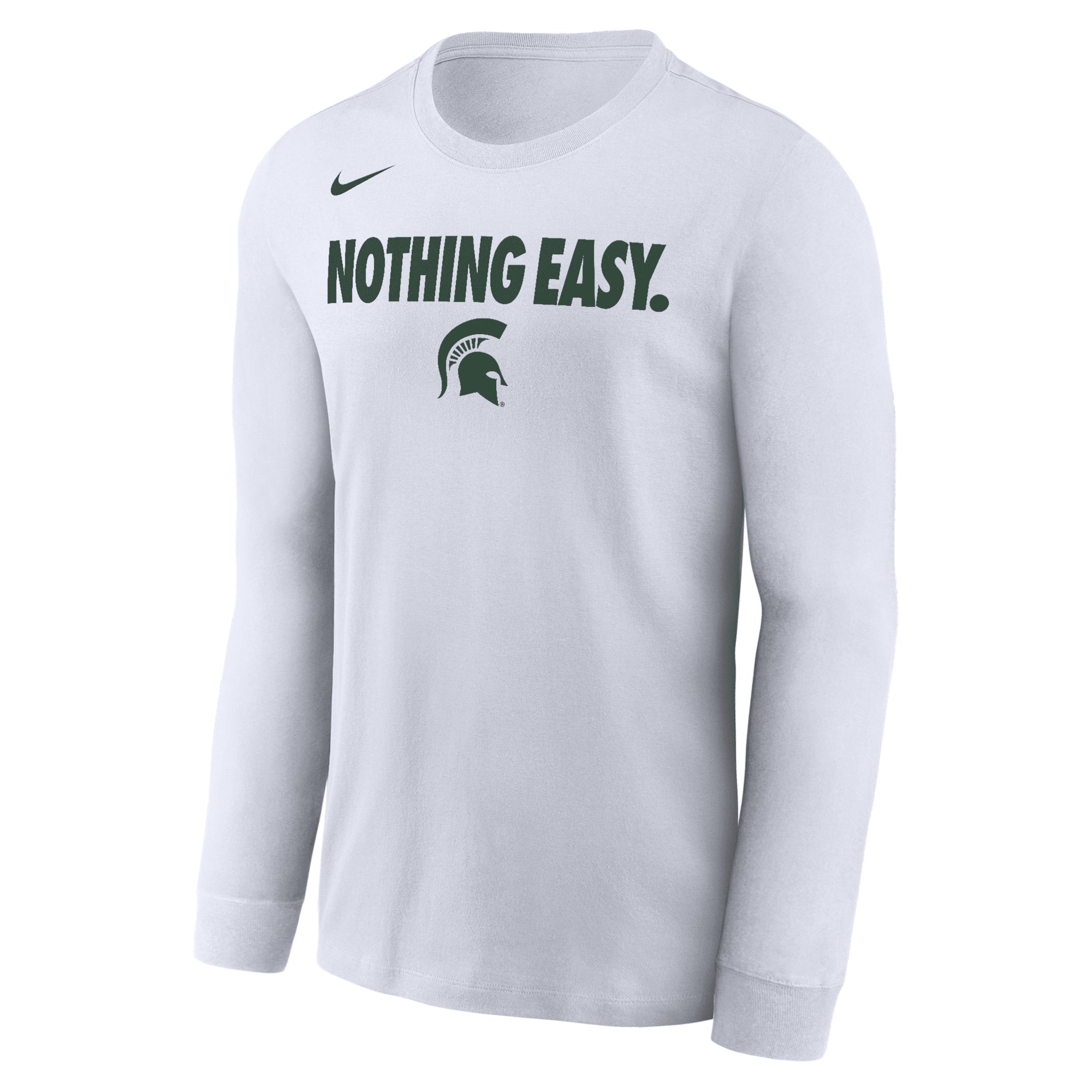 Creighton Nike Mens College Long-Sleeve T-Shirt | M22284MMBJ-WHT Product Image