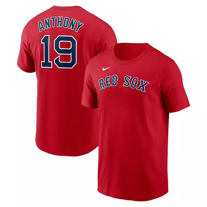 Men's Nike Roman Anthony Red Boston Red Sox Fuse Name & Number T-Shirt,  Product Image