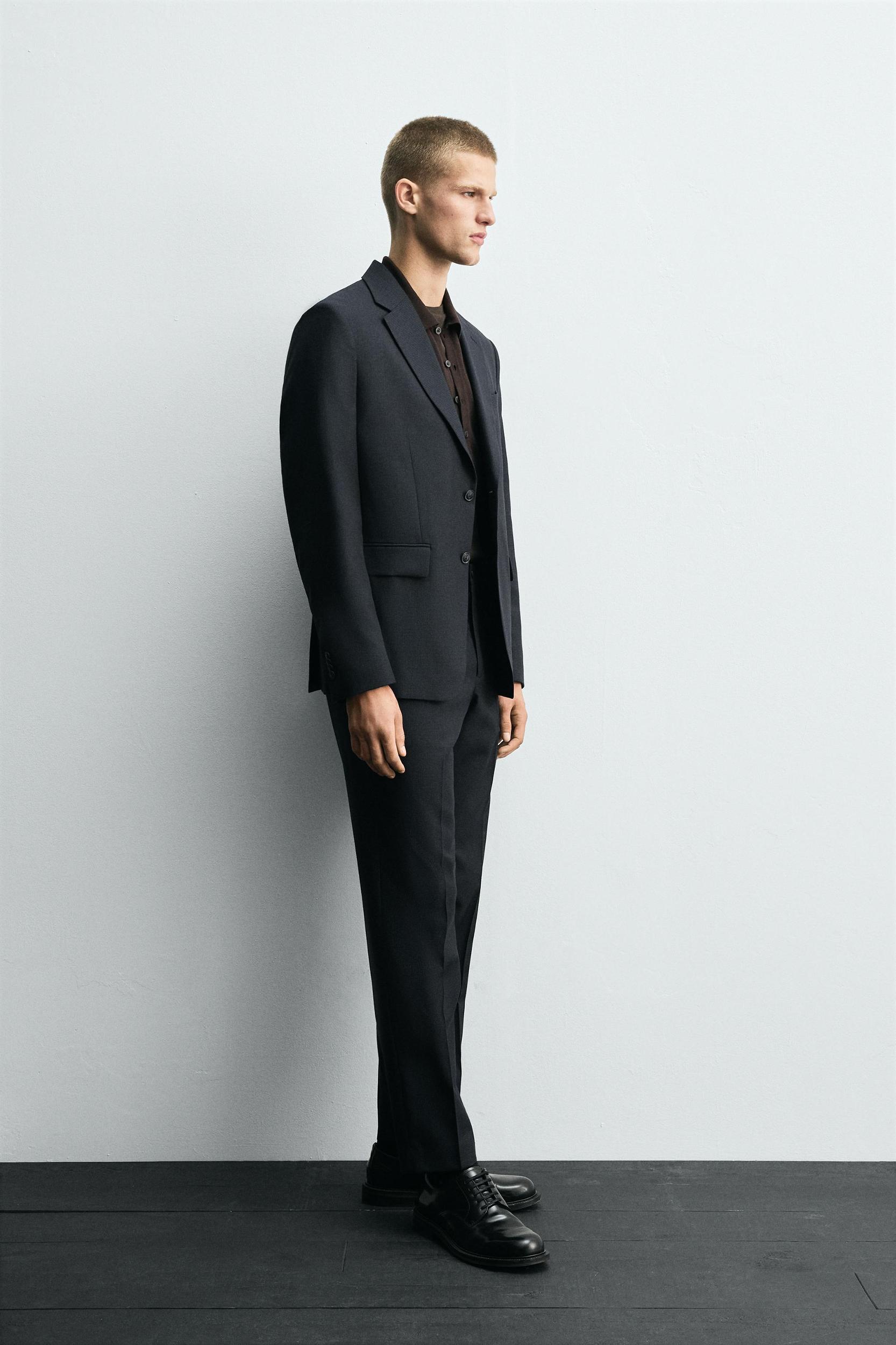 HOUNDSTOOTH SUIT BLAZER Product Image