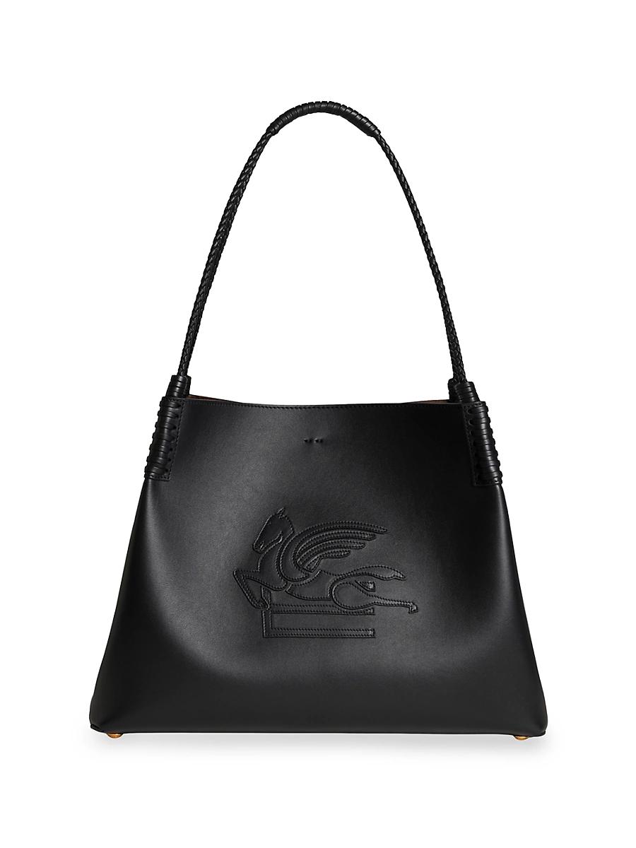 Womens Medium Libra Leather Shopping Bag Product Image