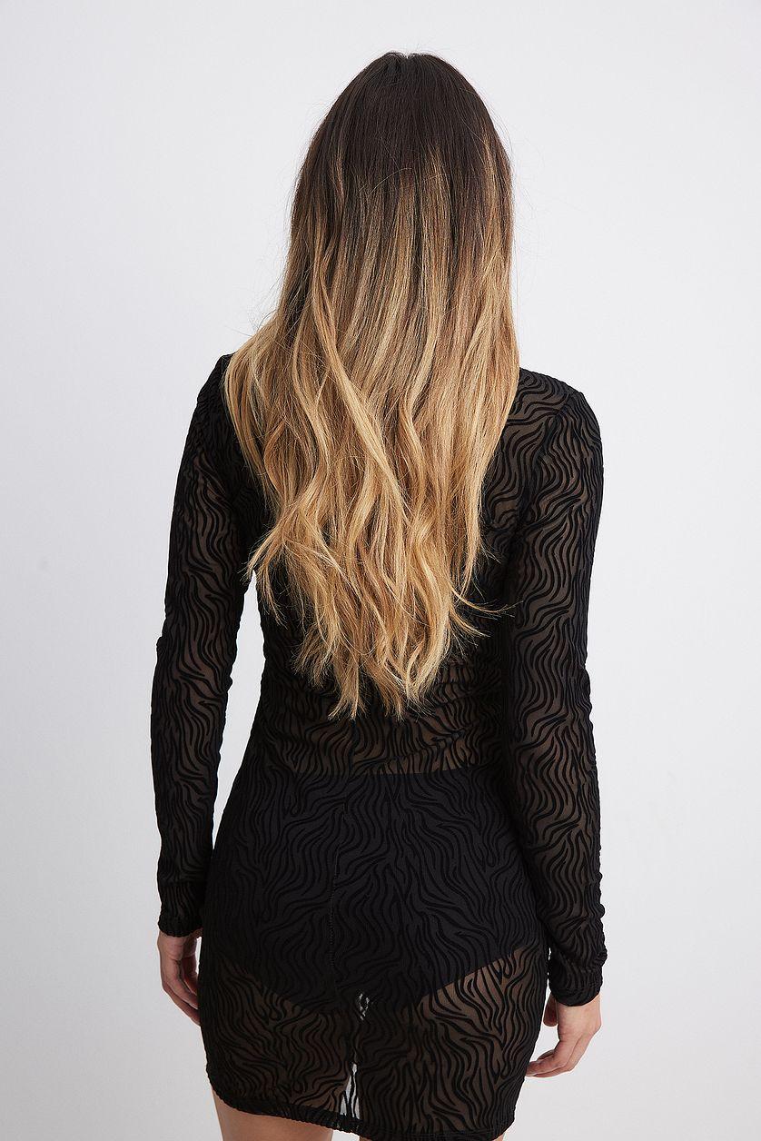 Burn Out Mesh Dress Product Image