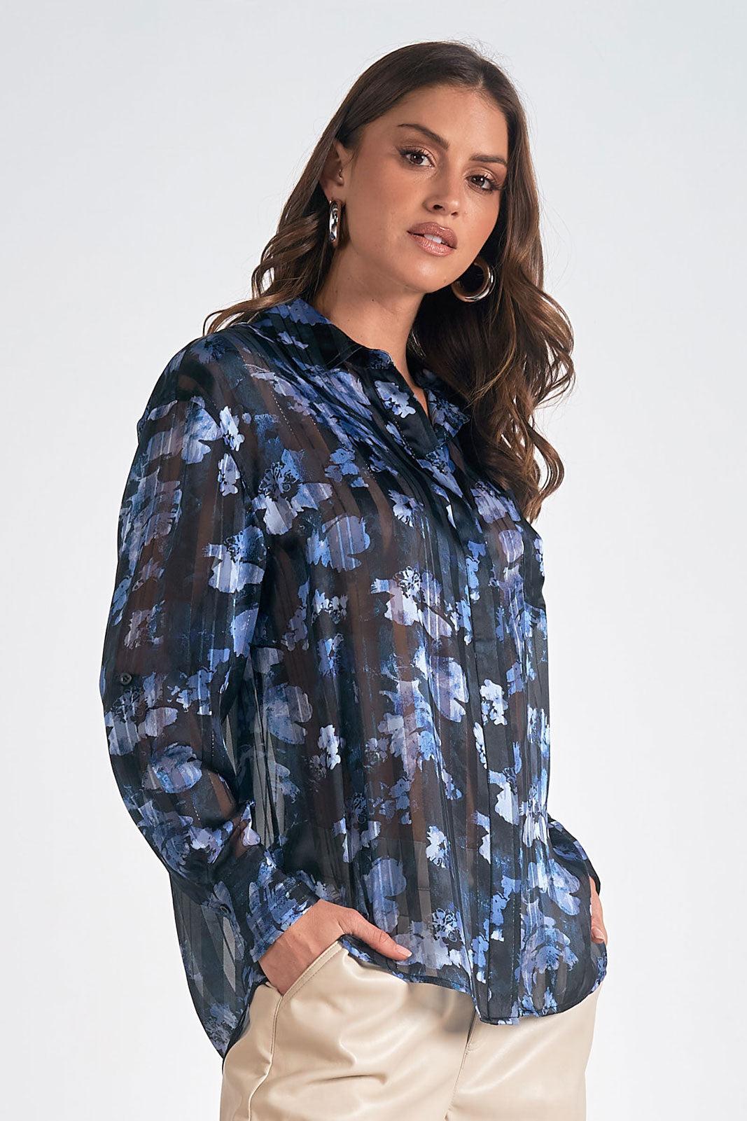 L/s Floral Sheer Product Image