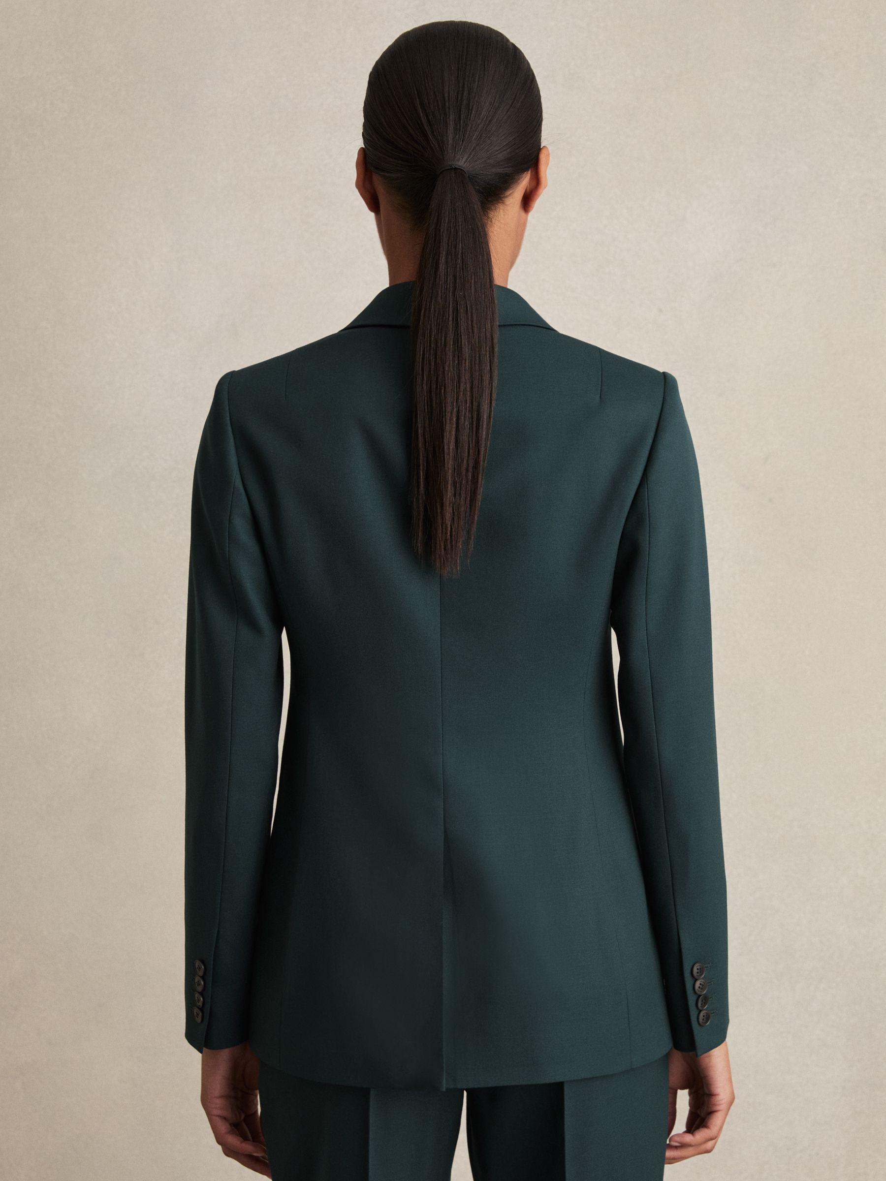 Wide-Leg Tailored Trousers in Cream Product Image