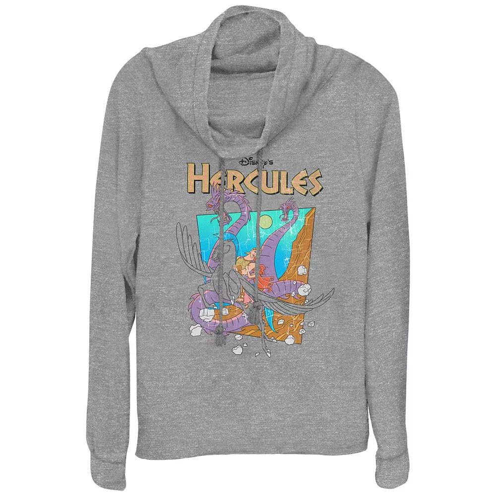 Disney's Hercules Hydra Escape Women's Cowlneck Graphic Lightweight Long Sleeve,  Product Image