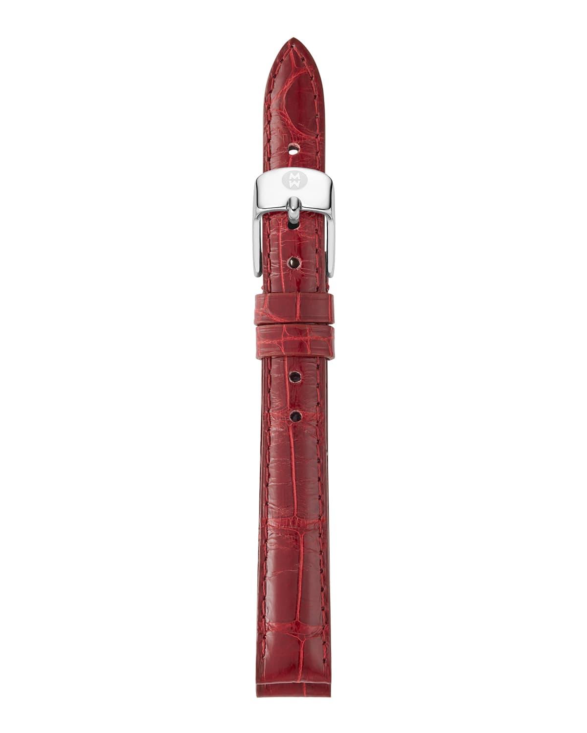 Womens Alligator Leather Watch Strap/14MM Product Image