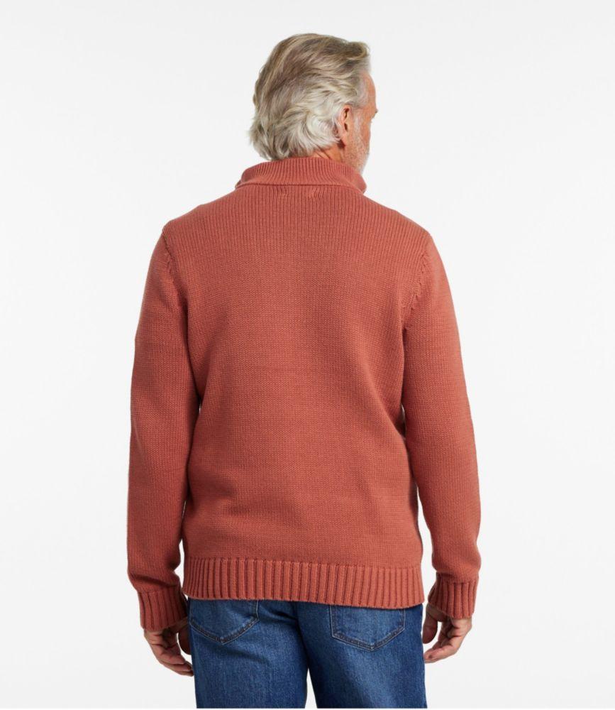 Men's Signature Organic Cotton Sweater, Quarter-Zip Product Image