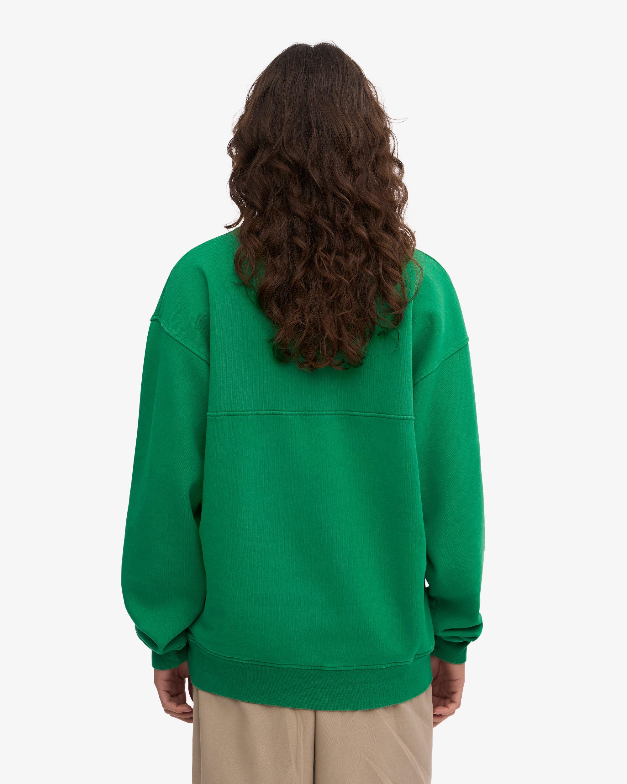 Organic Quarter Zip - Kelly Green Product Image