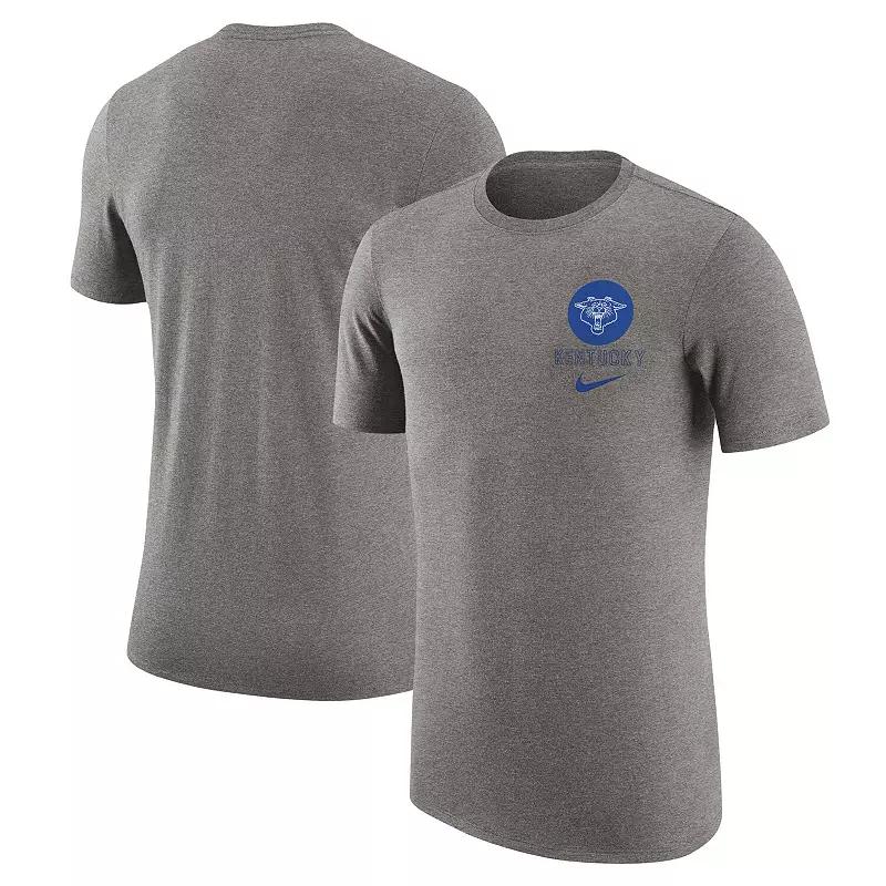Men's Nike Heather Gray Michigan State Spartans Retro Tri-Blend T-Shirt,  Product Image