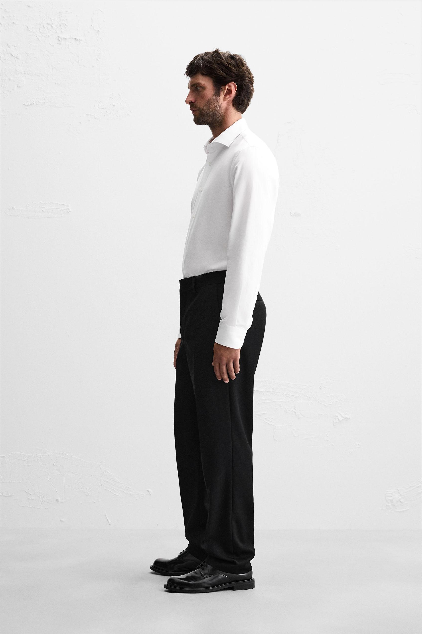 SLIM FIT TEXTURED SHIRT Product Image