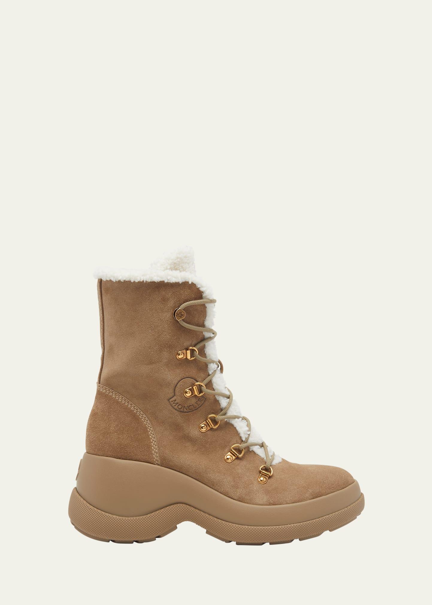 Resile Suede Faux Fur Trek Boots Product Image