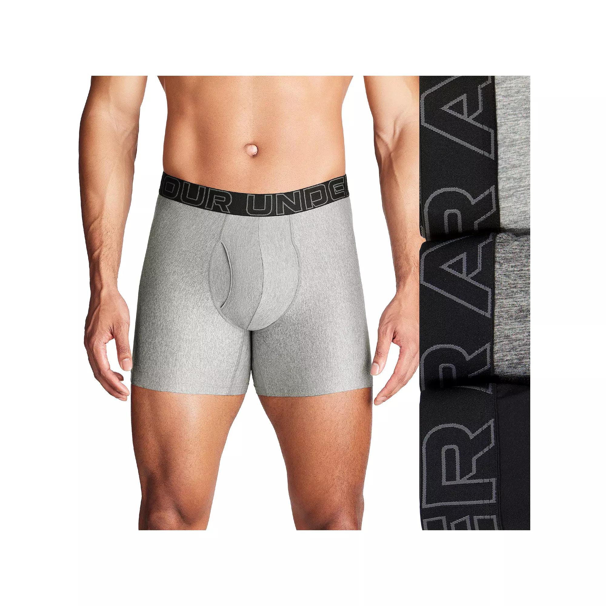 Men's Under Armour 3-pack Performance Tech 6-in. Boxer Briefs,  Product Image