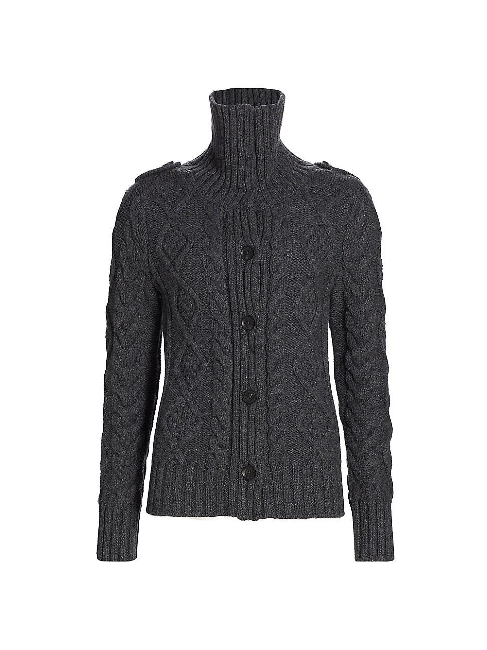 Womens Allegra Wool & Cashmere Cardigan Product Image