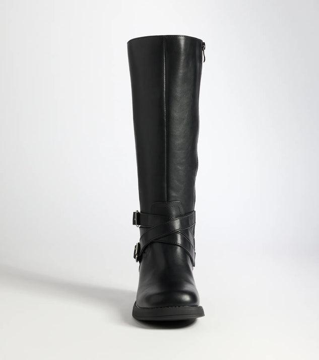 Effortlessly Edgy Under-The-Knee Boots Product Image