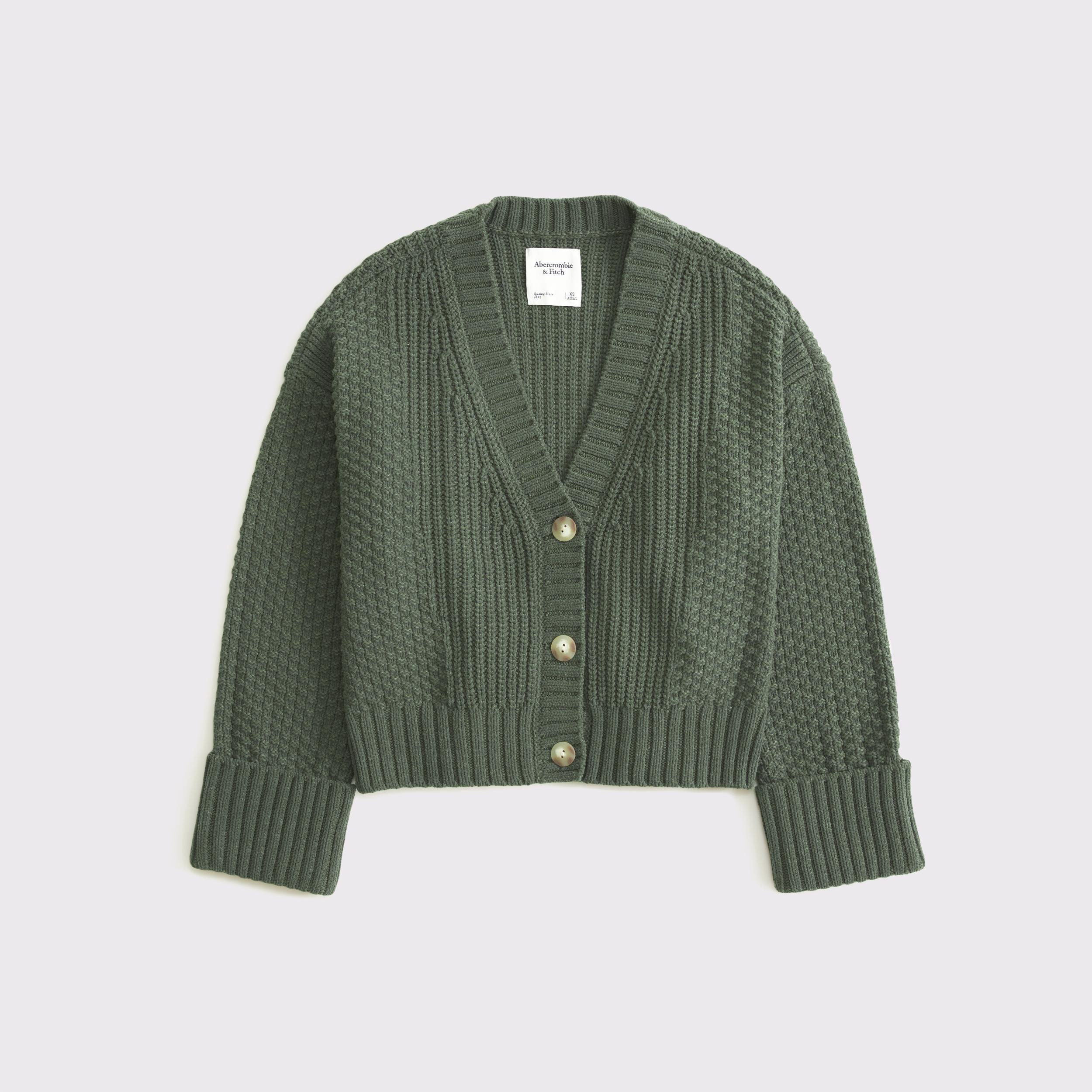 The A&F Cameron Seed Stitch Cardigan Product Image