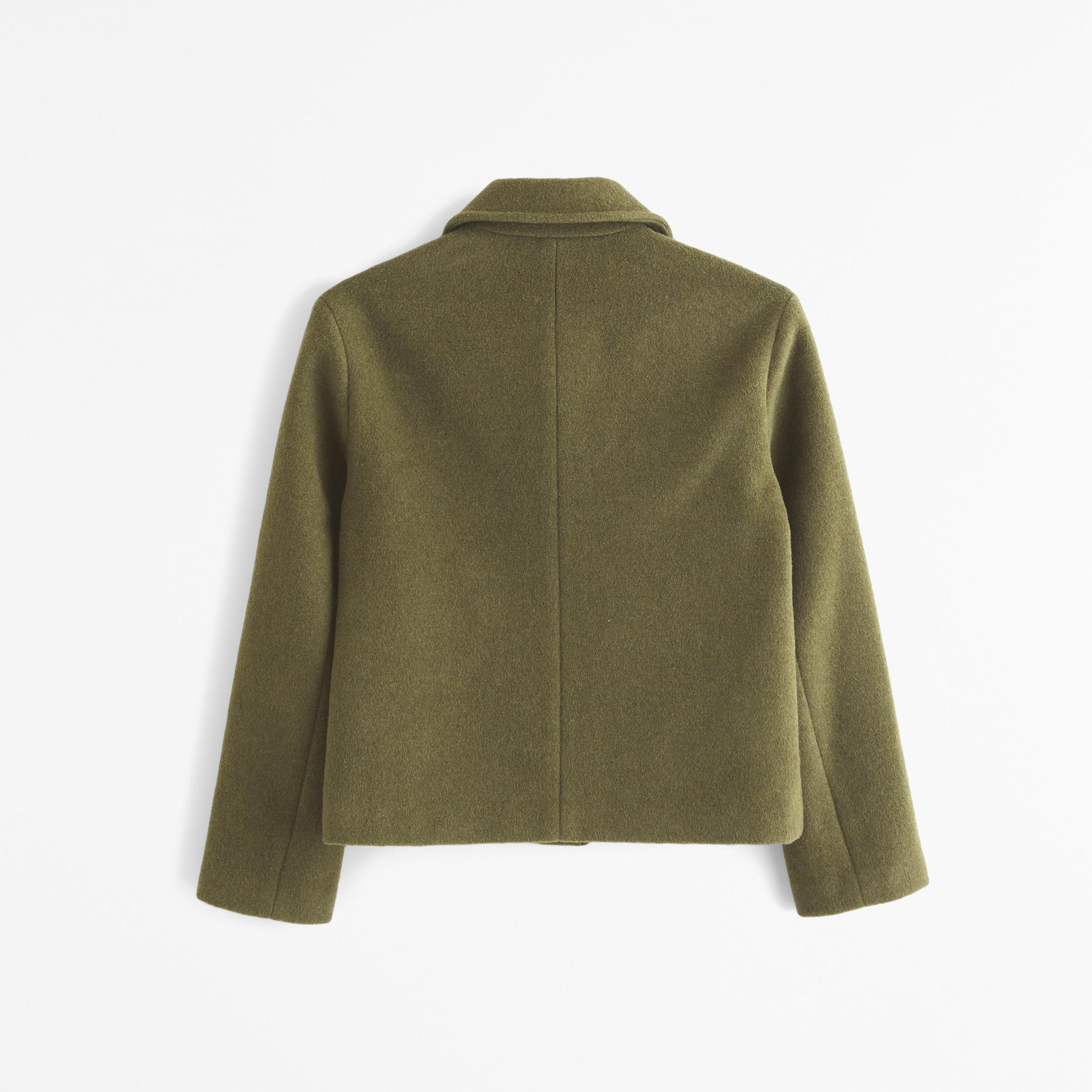 Short Wool-Blend Coat Product Image