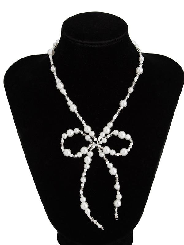 Bowknot Drop Earrings + Necklaces Accessories Product Image