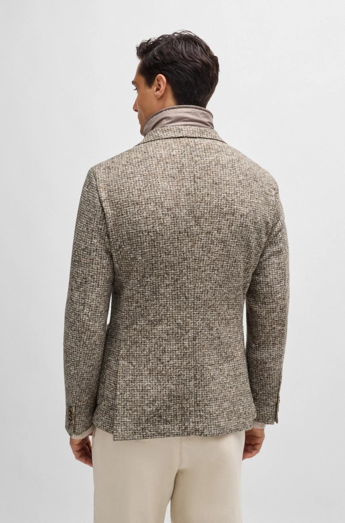 Boss Slim-Fit Jacket with Zip-Up Inner Product Image