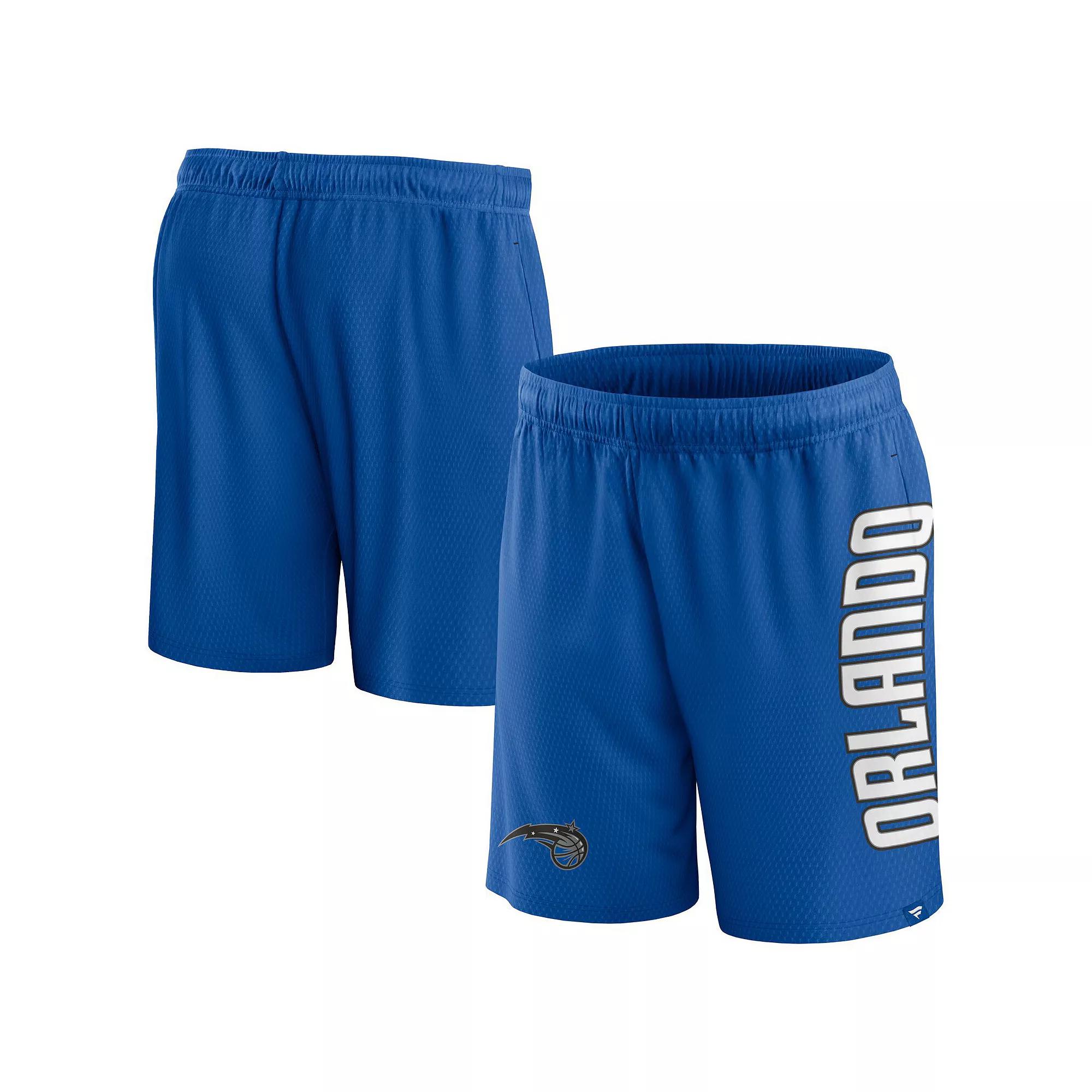 Men's Fanatics Branded Blue Orlando Magic Post Up Mesh Shorts, Size: Medium, Mag Blue Product Image