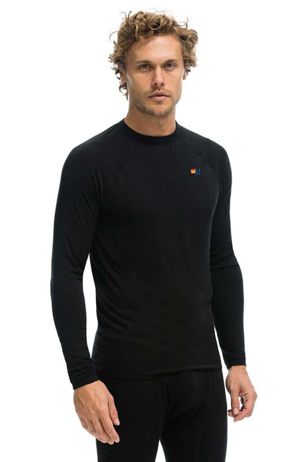 MICRO MODAL BASE LAYER TOP - BLACK Female Product Image
