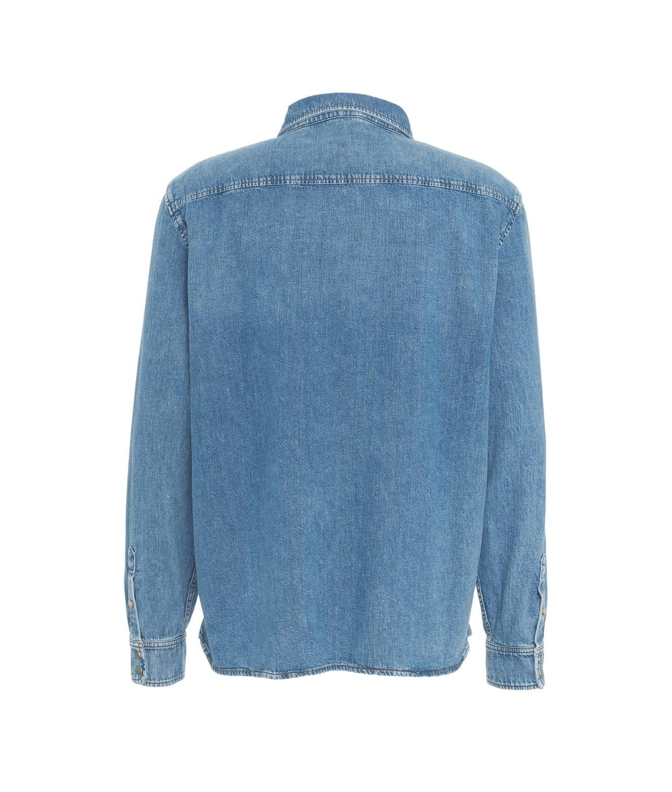 Denim western shirt Product Image
