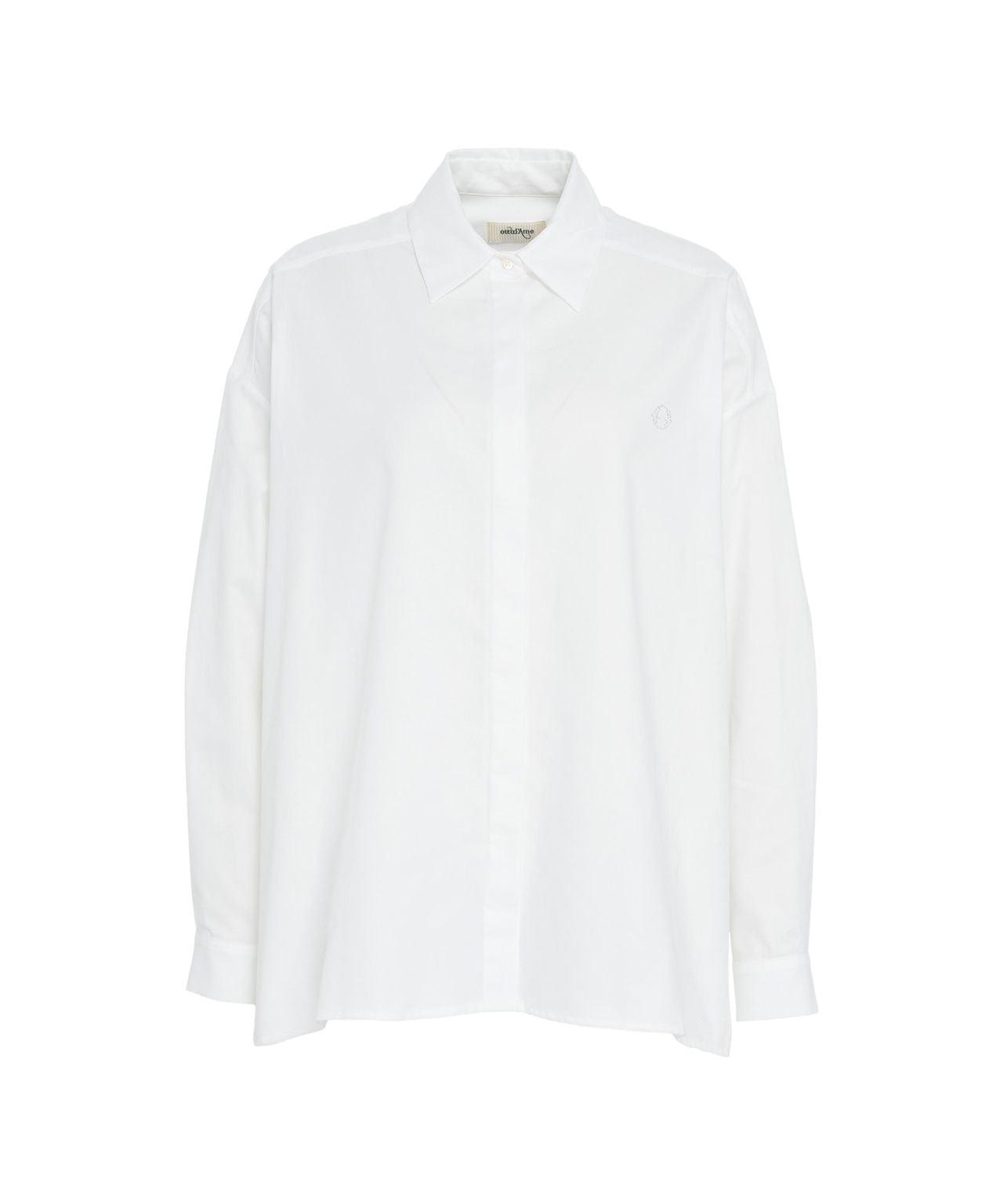 Oversized cotton blouse Product Image